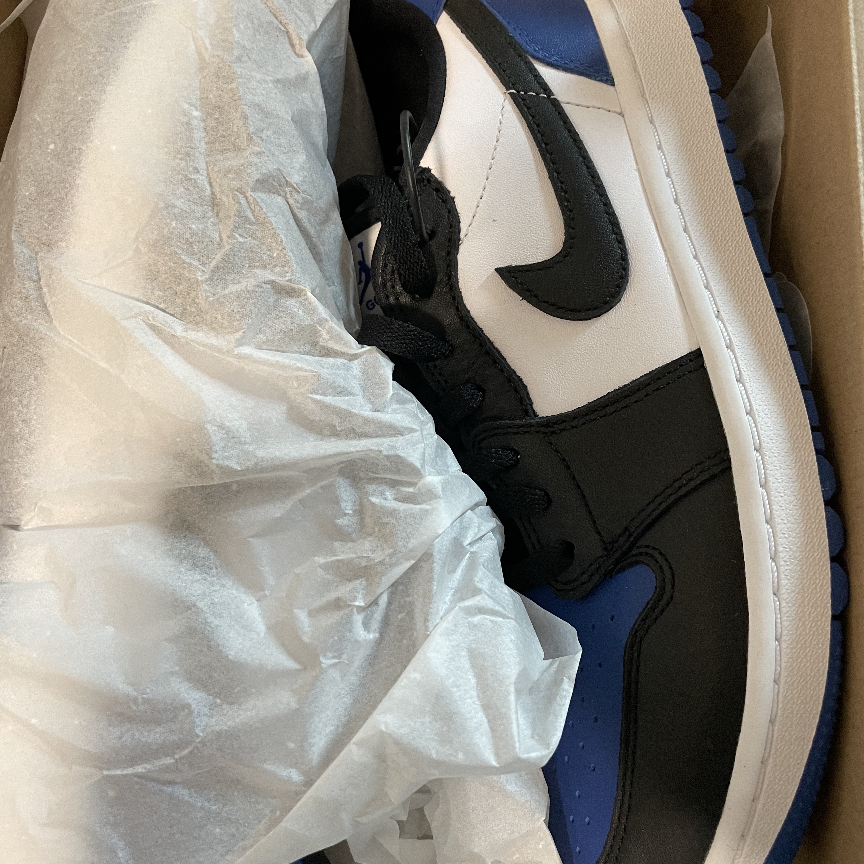 Jordan 1 Low Golf Sport Royal 착용 스타일