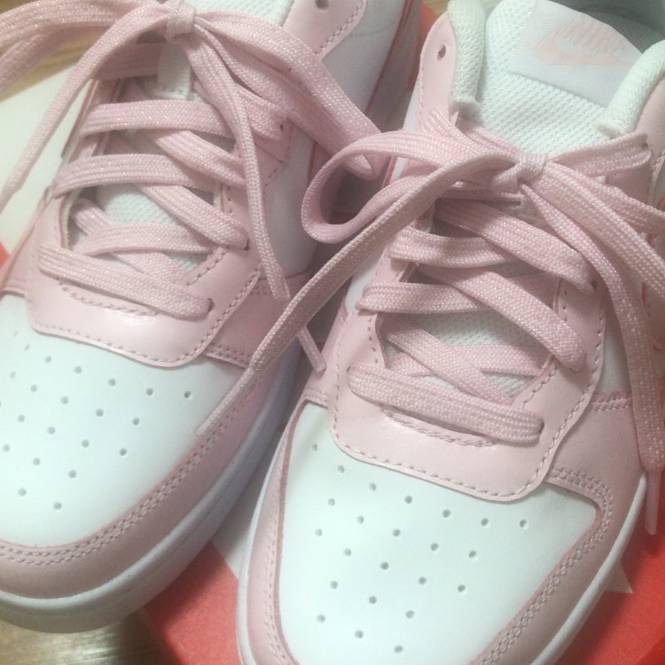 (GS) Nike Court Borough 2 SE White Pink Foam 착용 스타일