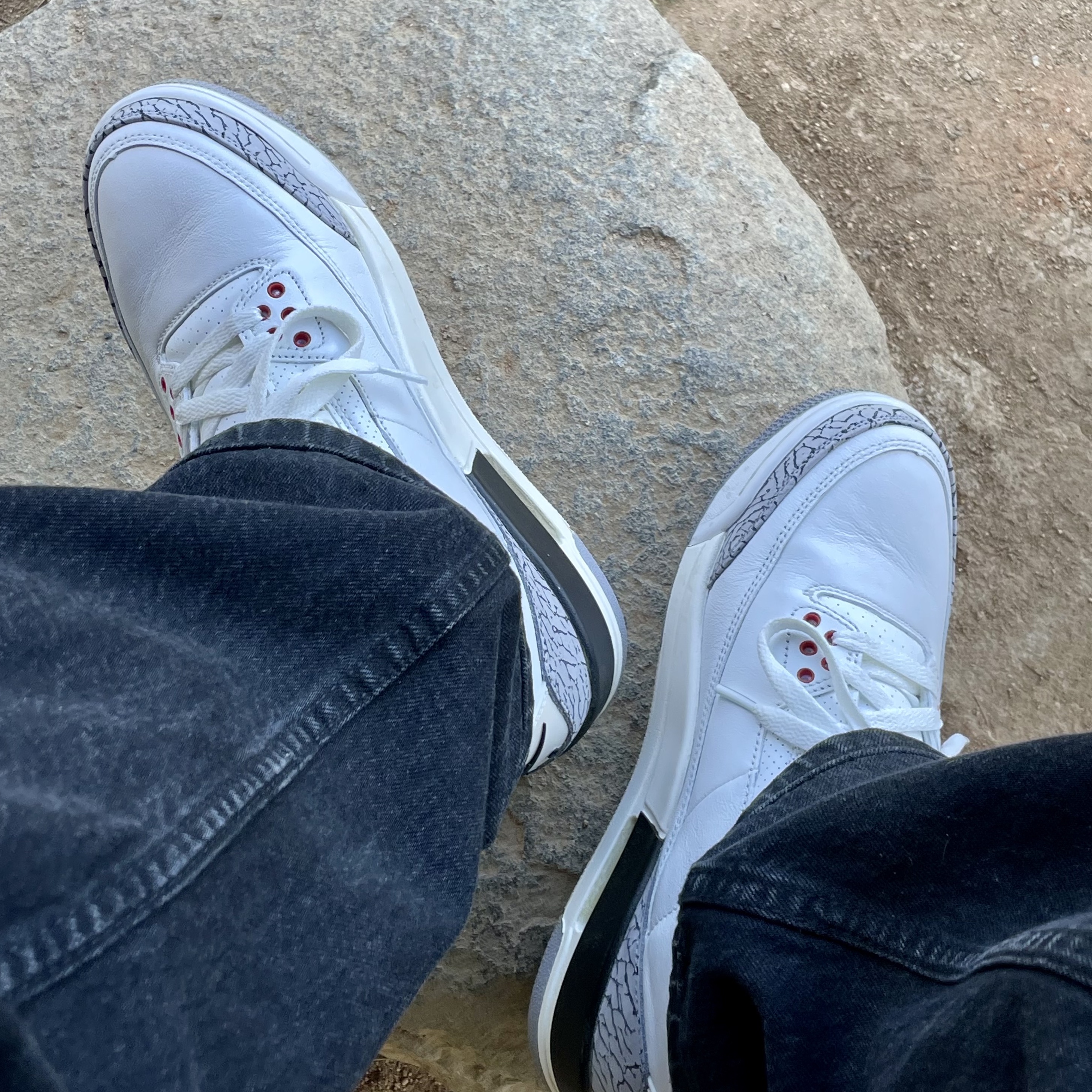 Jordan 3 Retro White Cement Reimagined 착용 스타일