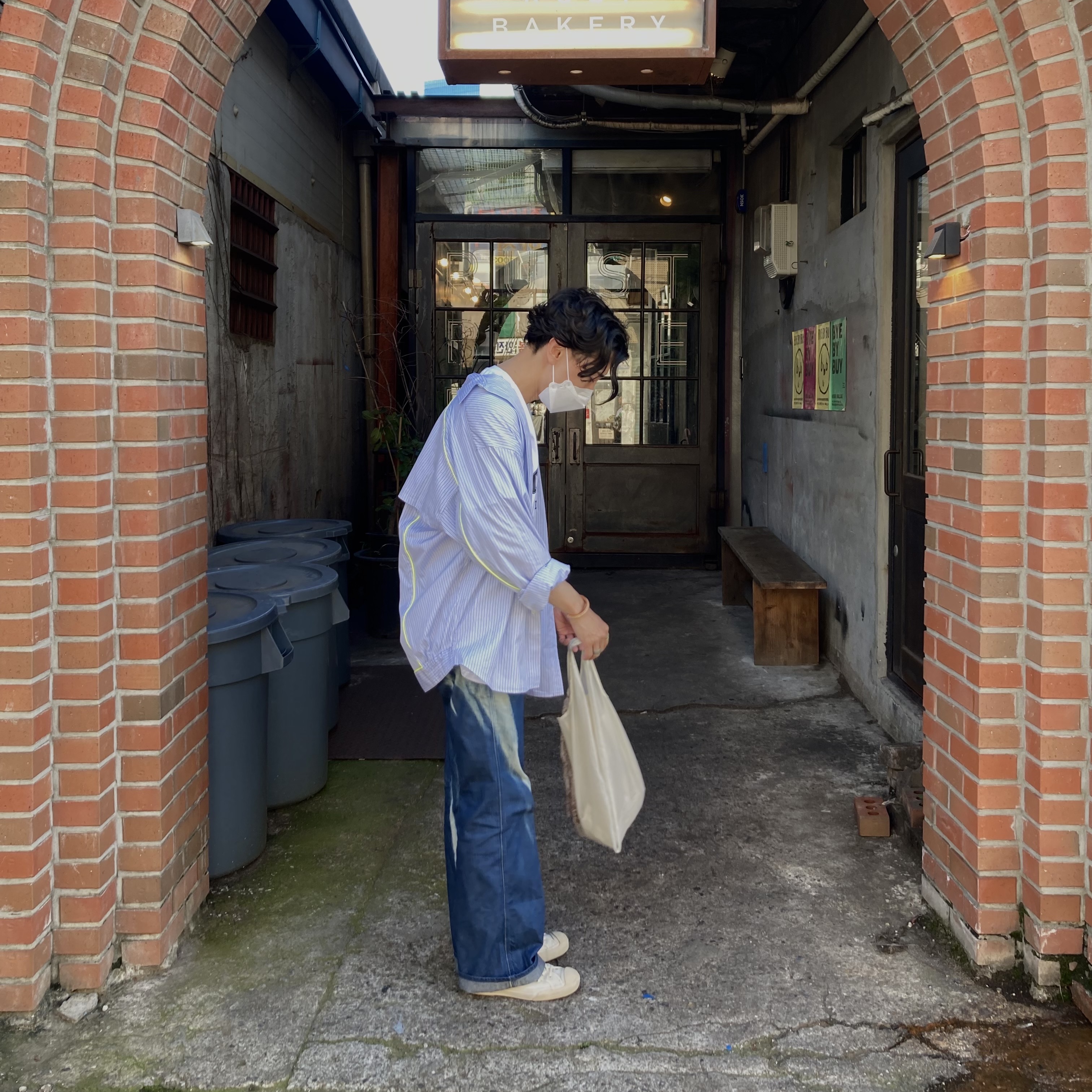 Moonstar x Studio Nicholson Merino Sneakers Dove 착용 스타일