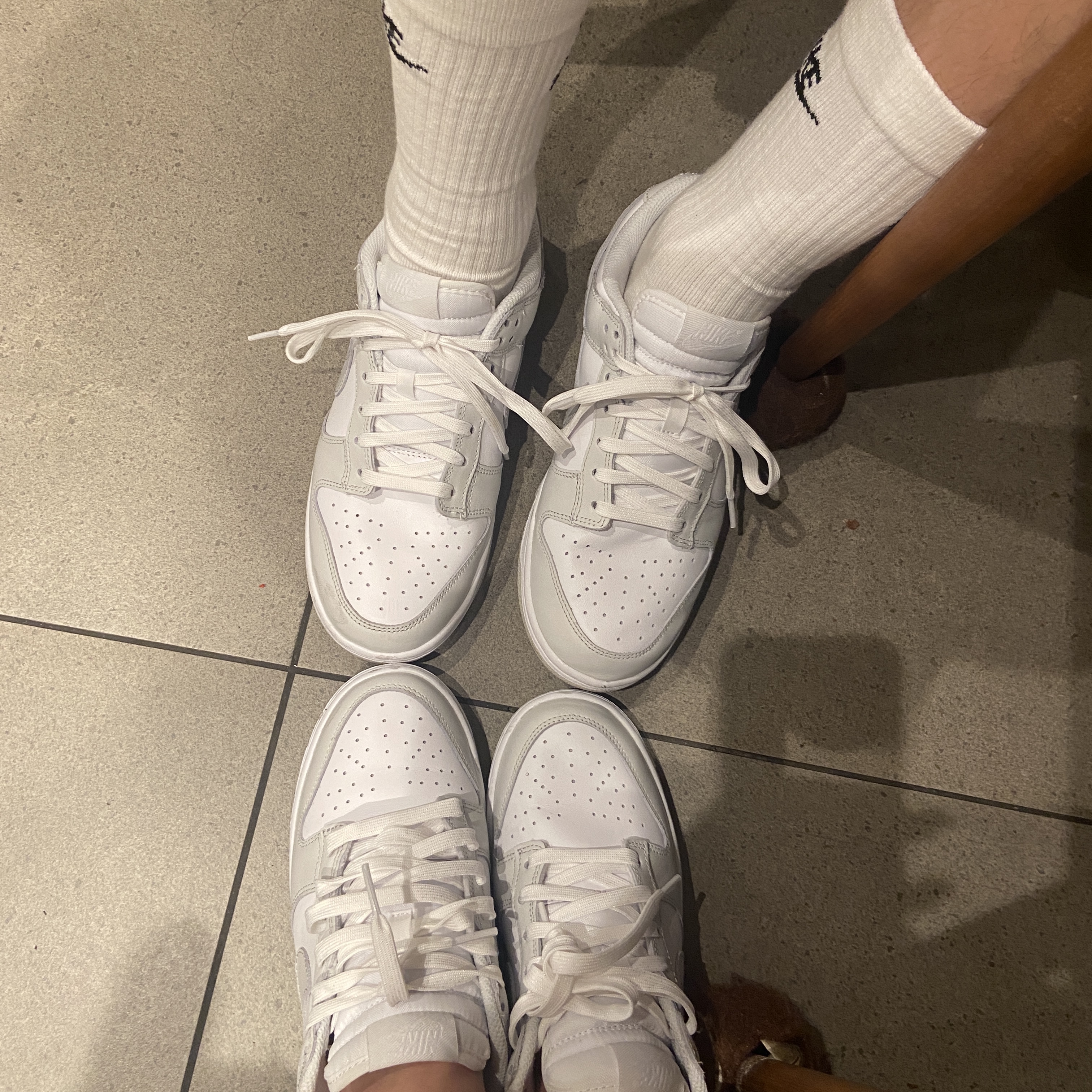 (W) Nike Dunk Low Photon Dust 착용 스타일 - 2