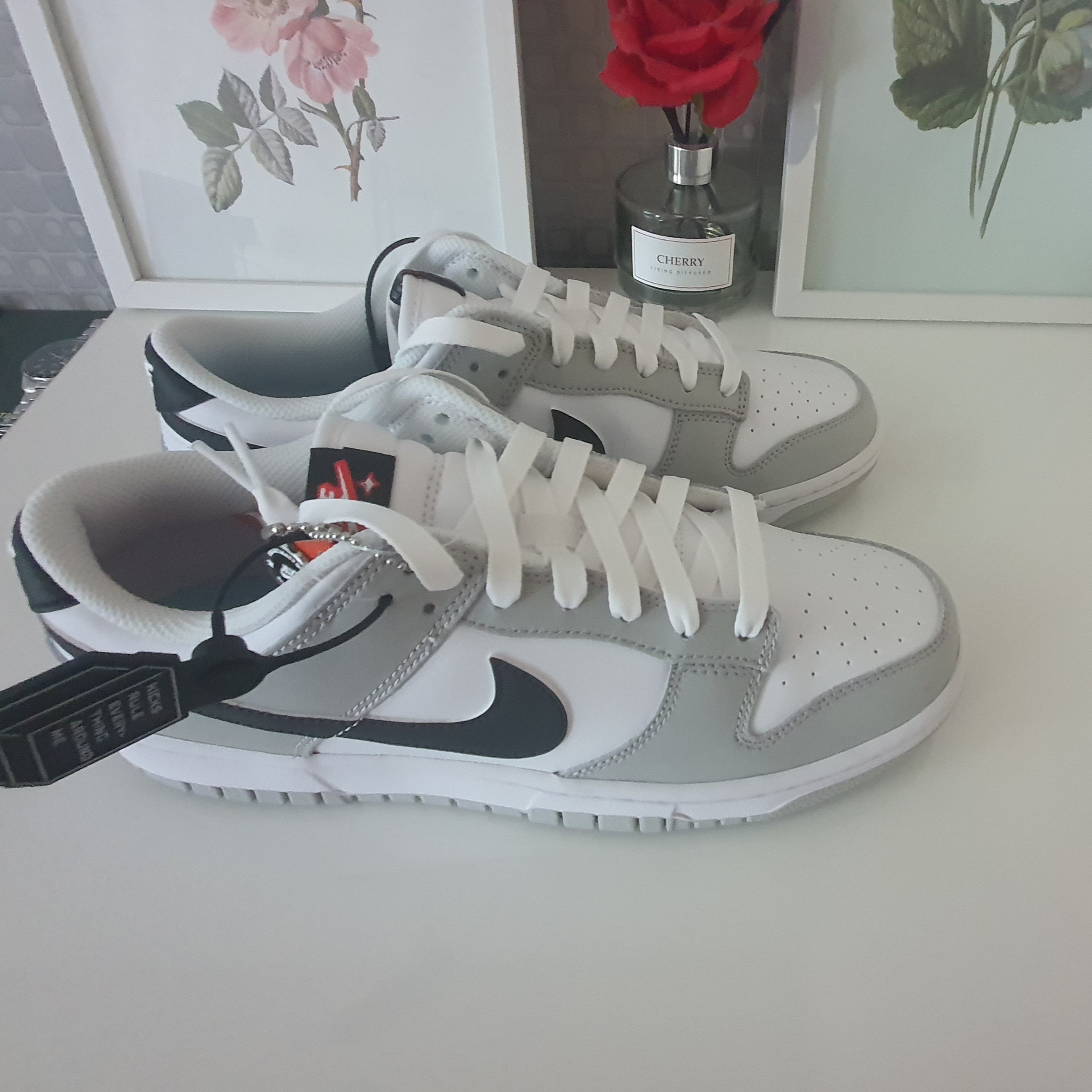 Nike Dunk Low Retro SE Jackpot Grey Fog 착용 스타일 - 2