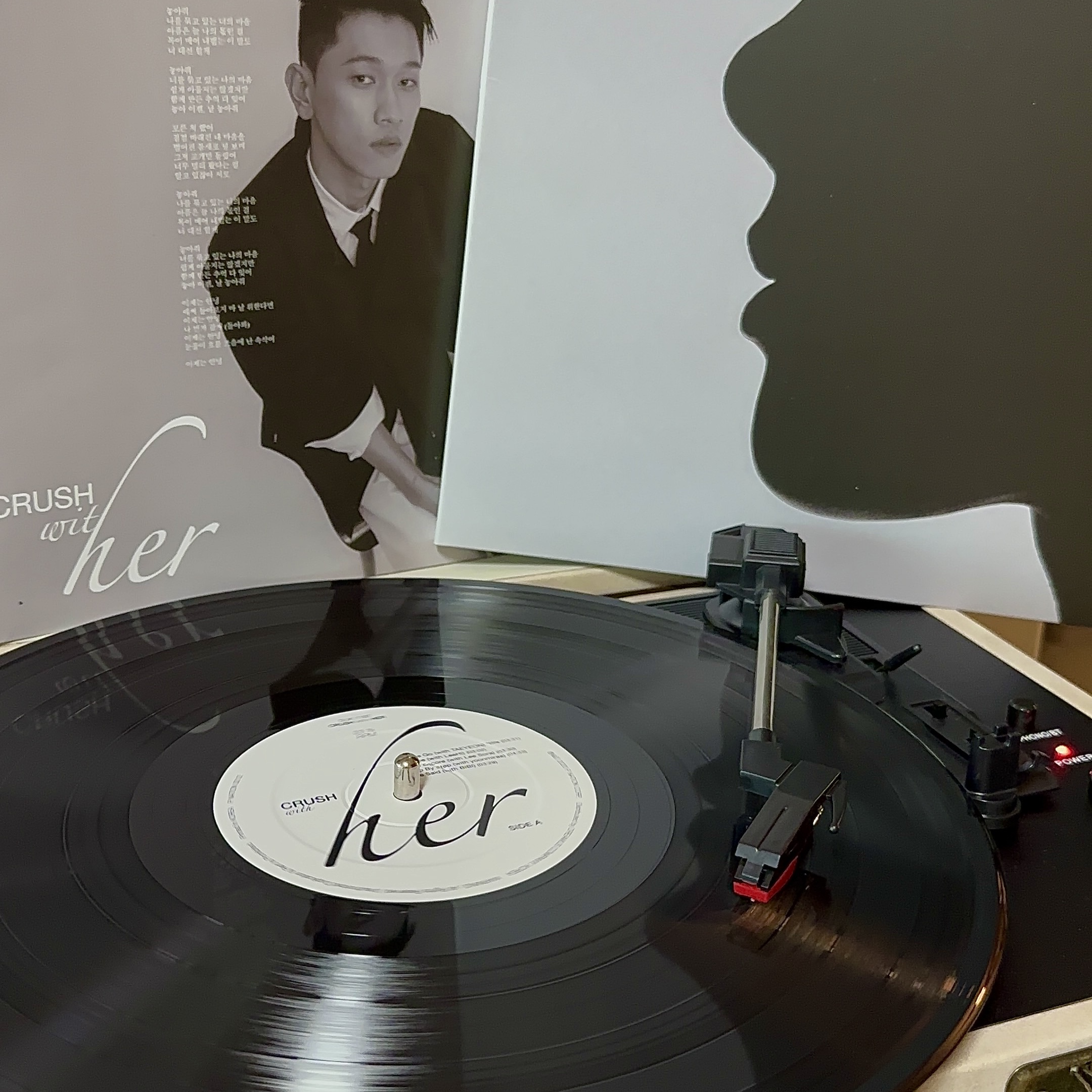 Crush With Her LP Black (Made In Korea) 착용 스타일