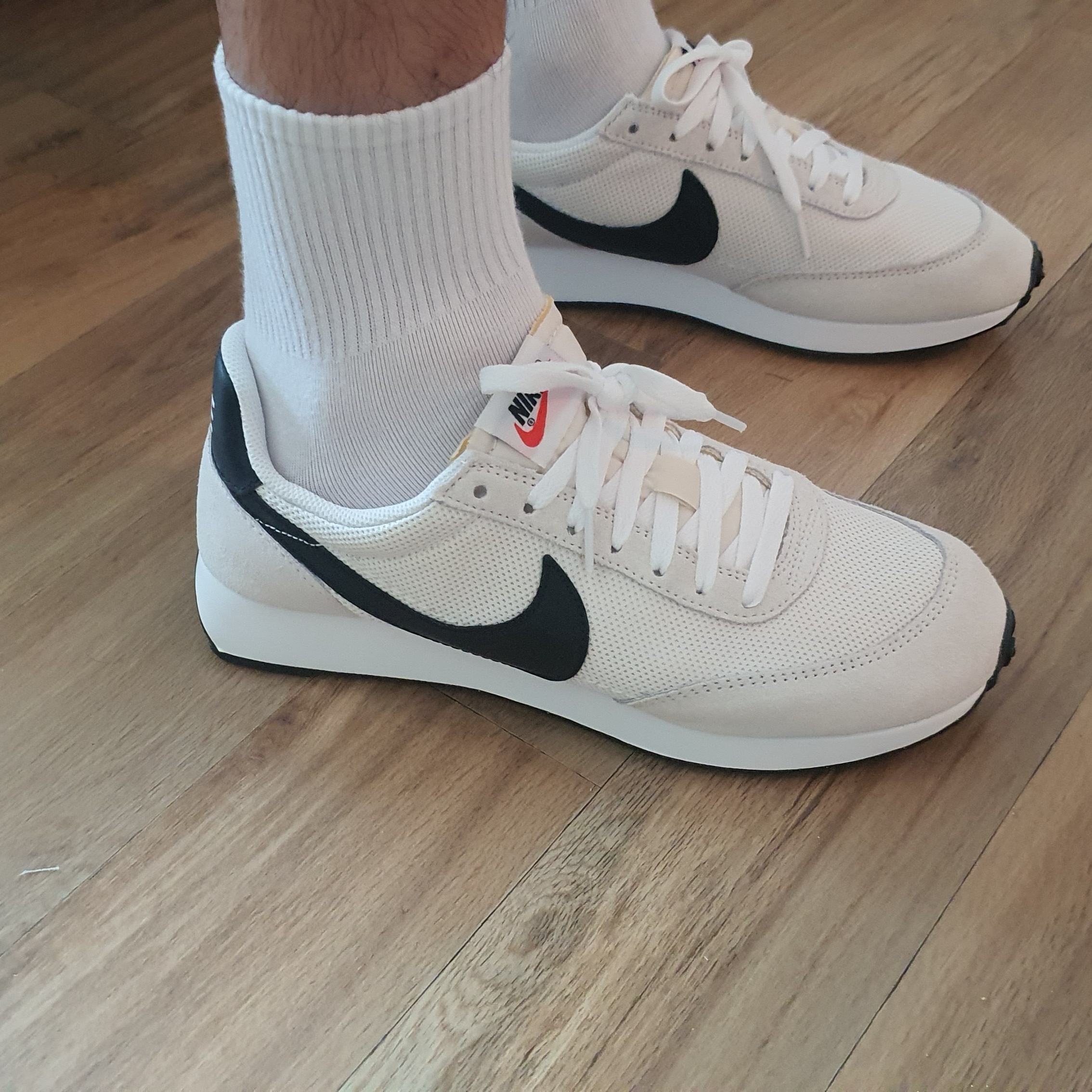 Nike Air Tailwind 79 White Phantom Black 착용 스타일 - 1
