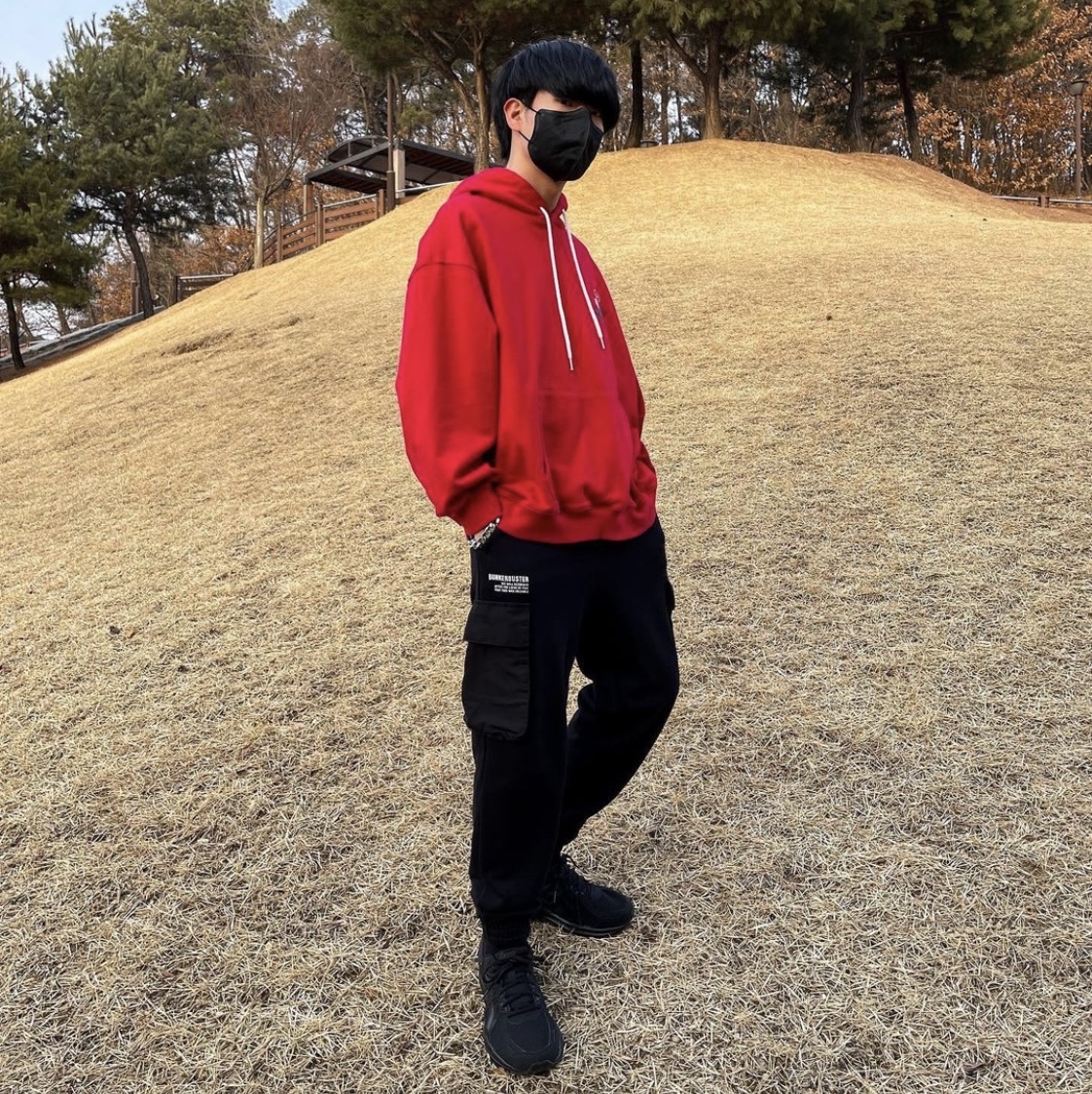 Asics Jog 100 2 Black 착용 스타일