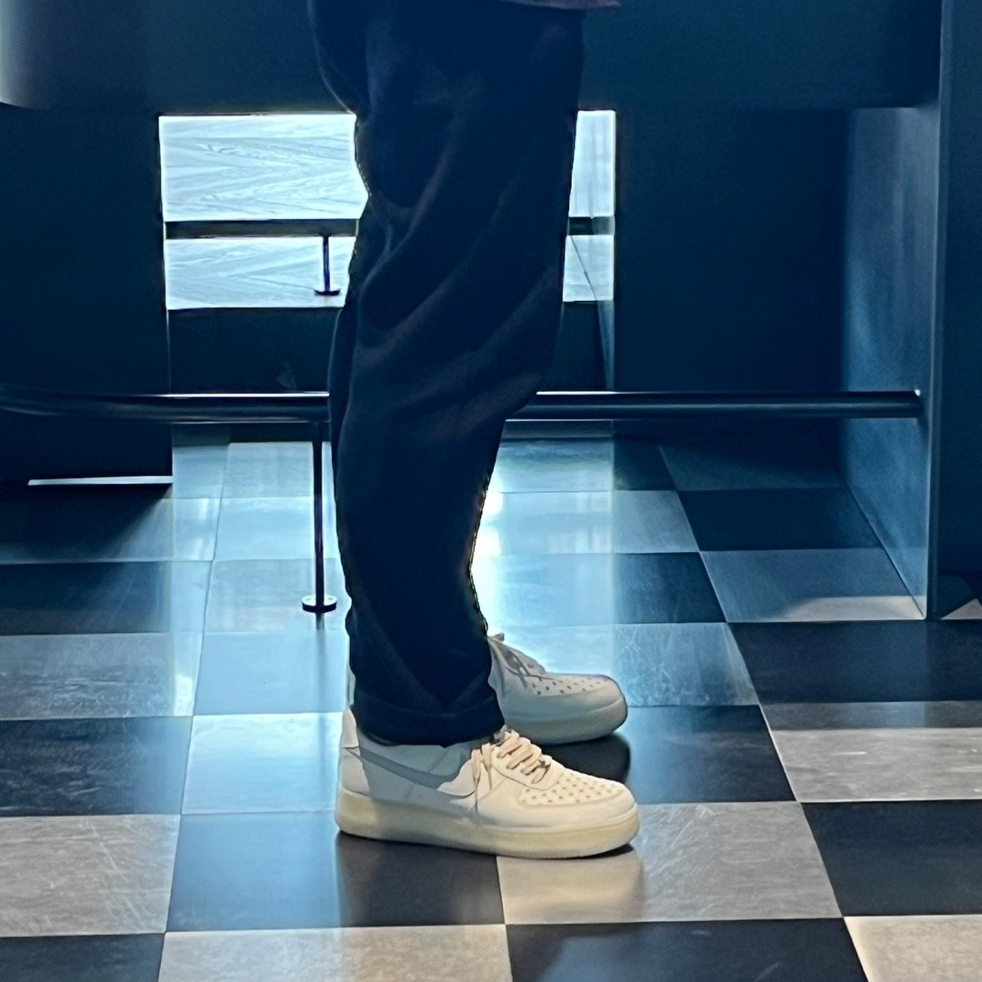 (W) Nike Air Force 1 '07 Summit White Pure Platinum 착용 스타일