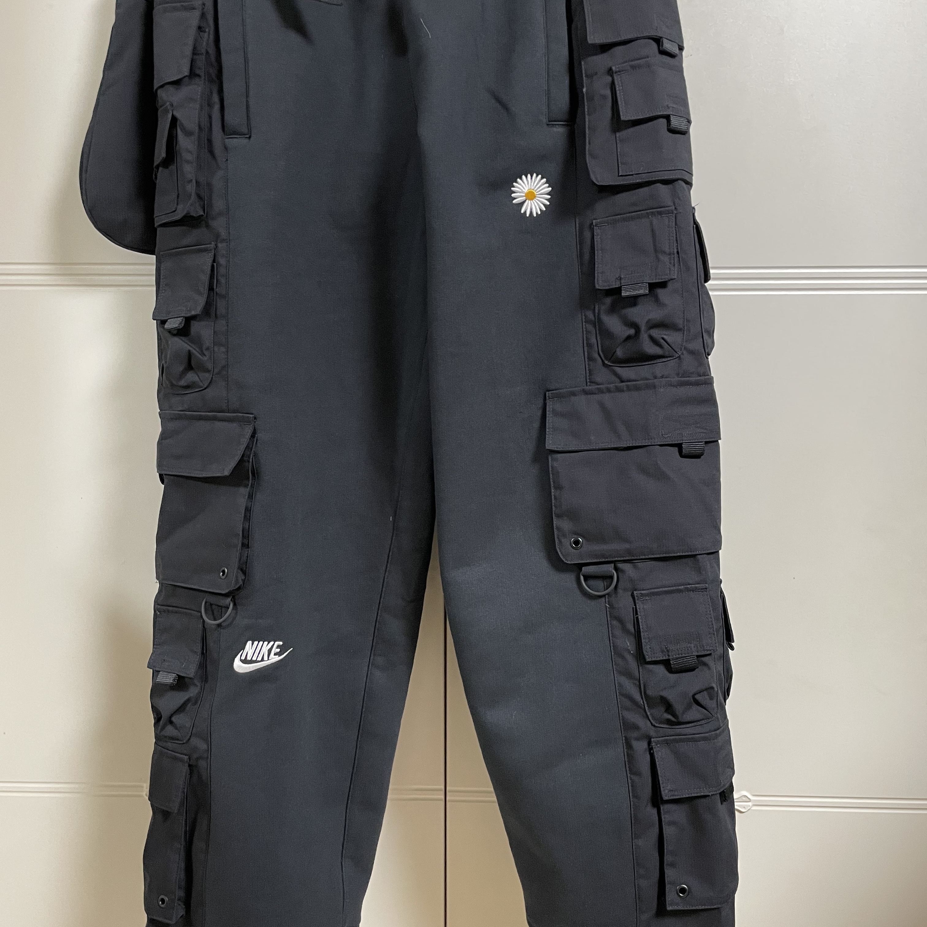 Nike x Peaceminusone Wide Pants Black (DR0096-010) 착용 스타일