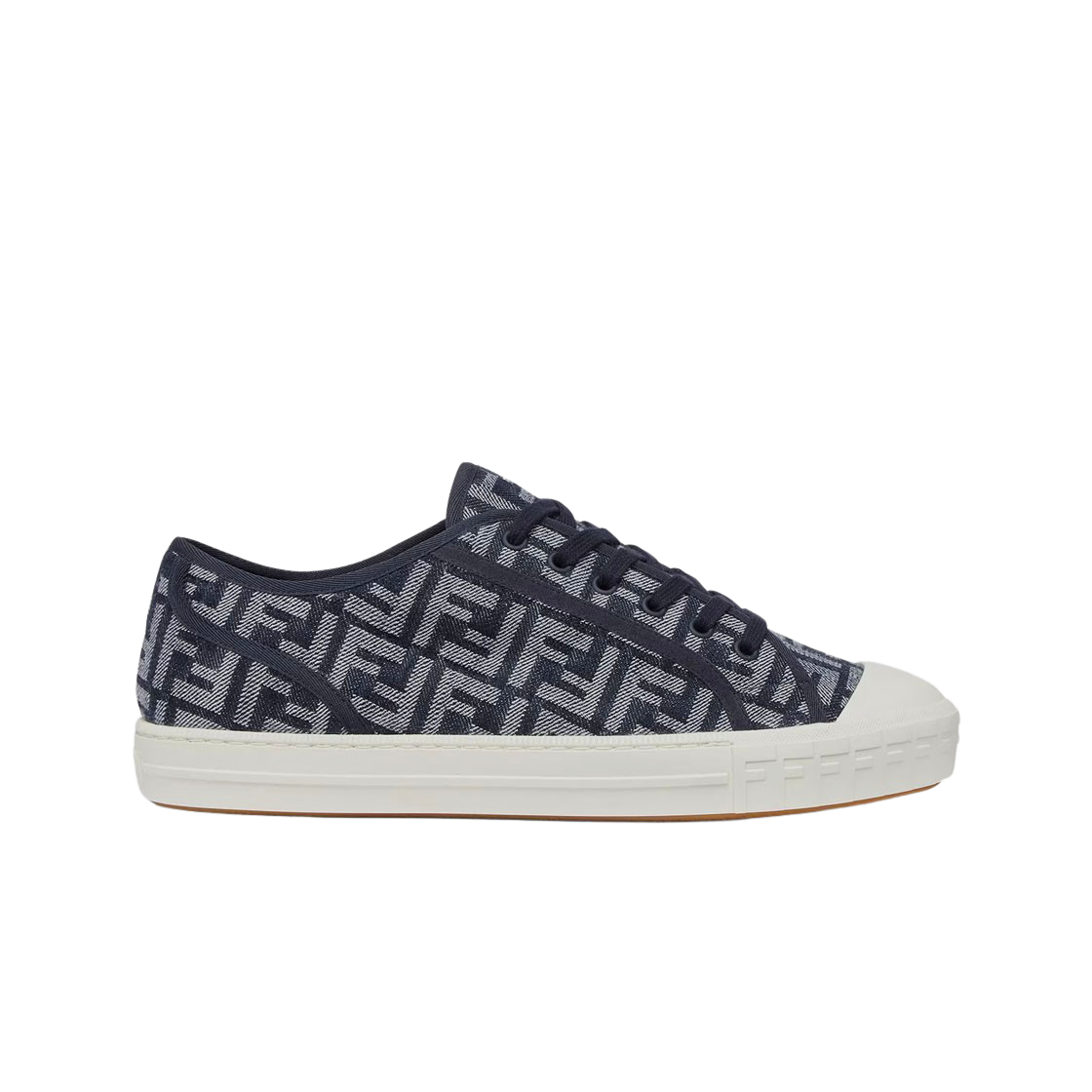 펜디 도미노 데님 로우탑 스니커즈 블루(Fendi Domino Denim Low Top Sneakers Blue)