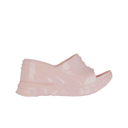 (W) Givenchy Marshmallow Wedge Rubber Sandals Light Pink