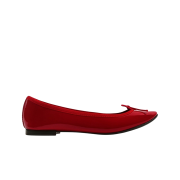 (W) Repetto Cendrillon Patent Calfskin Ballerinas Flammy Red
