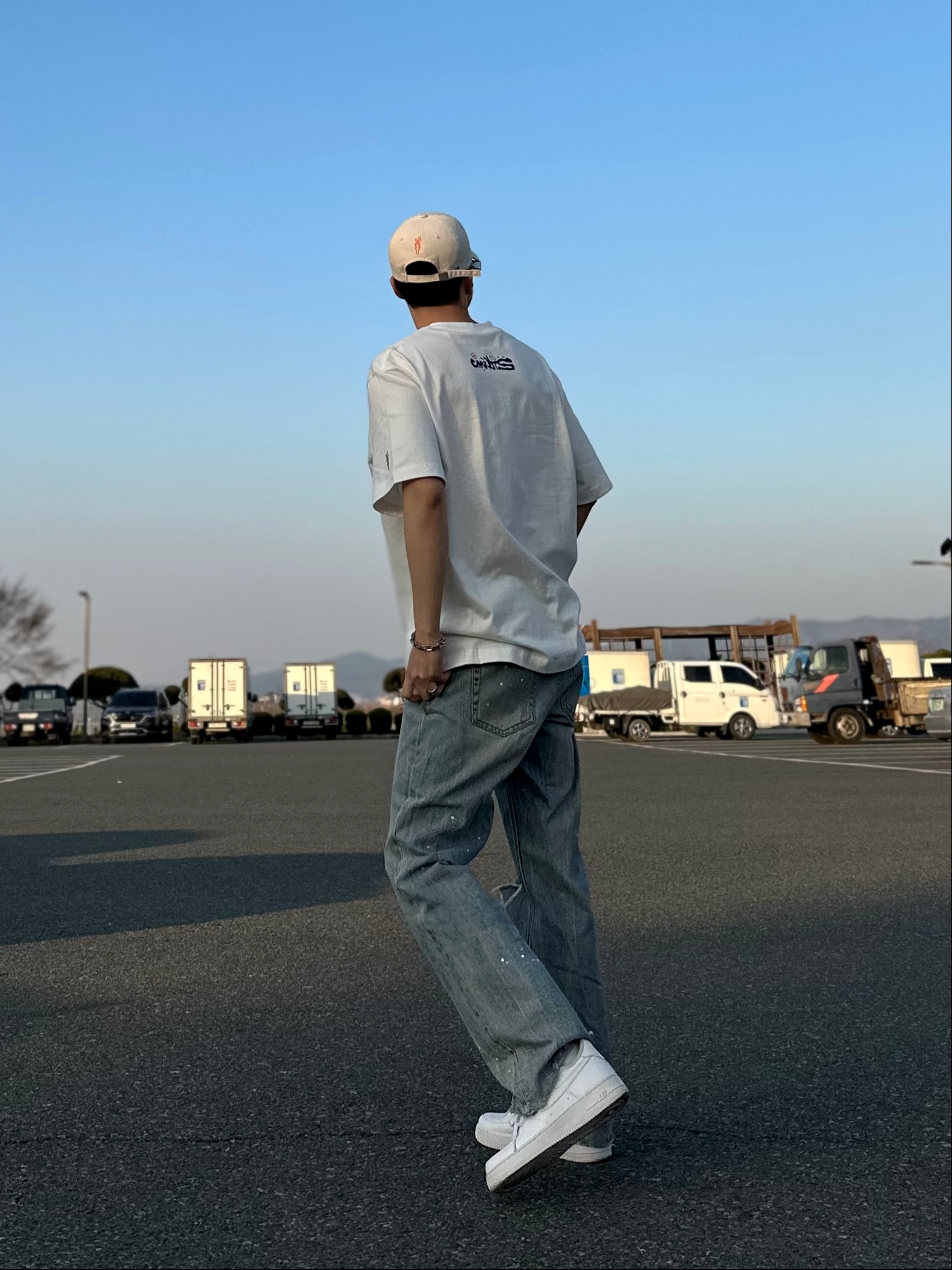 Nike Air Force 1 '07 Low White 착용 스타일 - 3