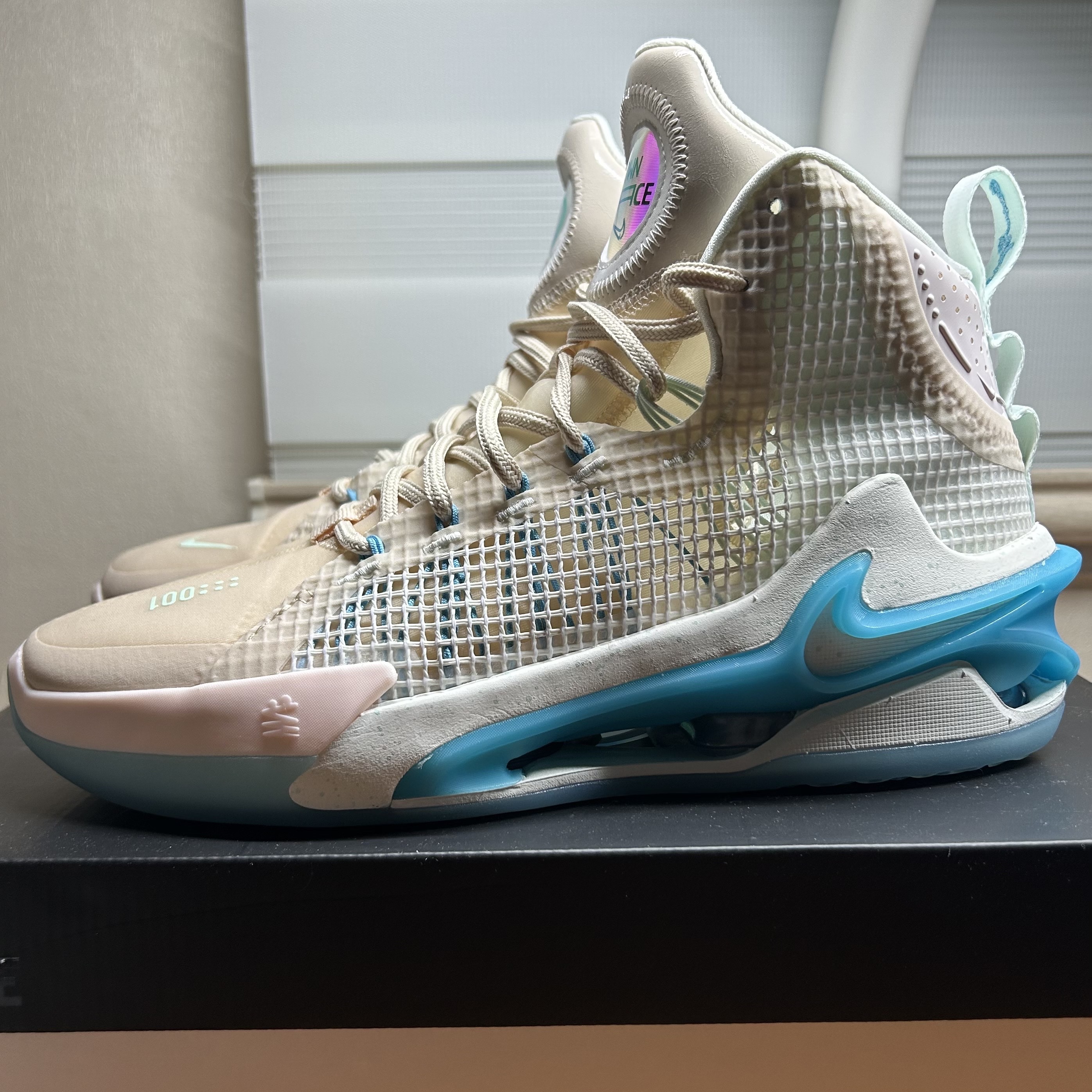 Nike Air Zoom GT Jump Vivid Sky 착용 스타일 - 3