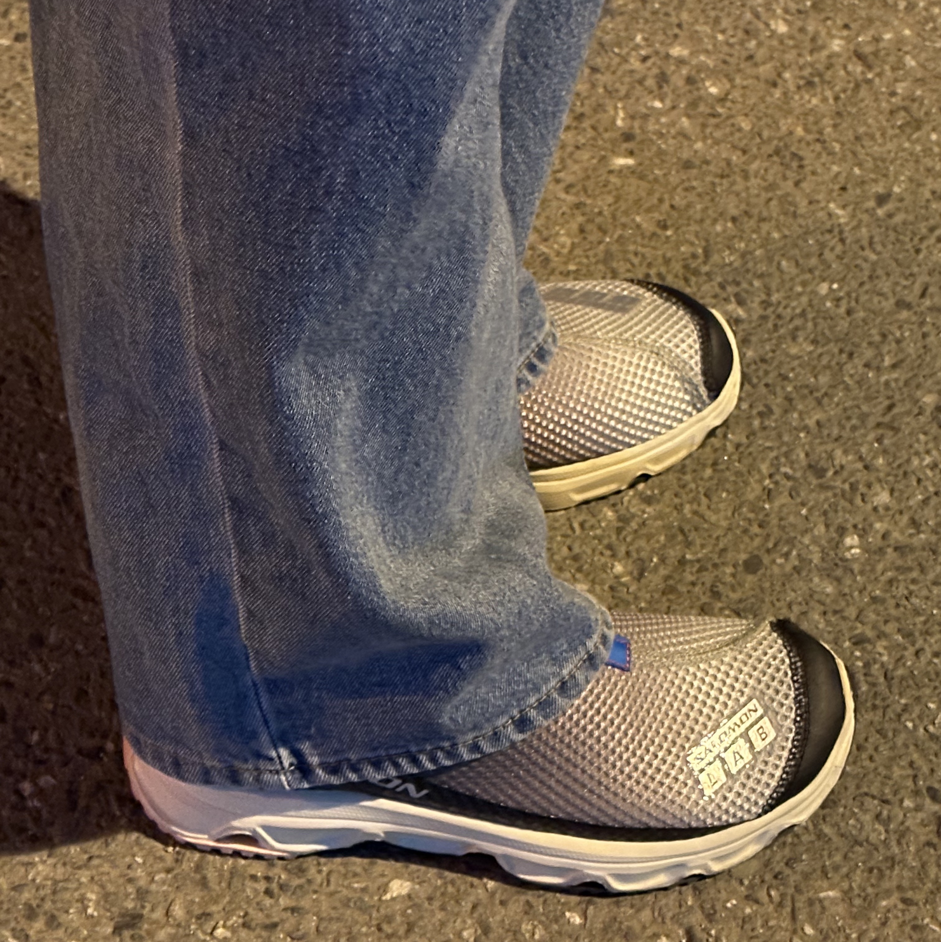 Salomon RX Moc 3.0 Pewter Desert 착용 스타일 - 2
