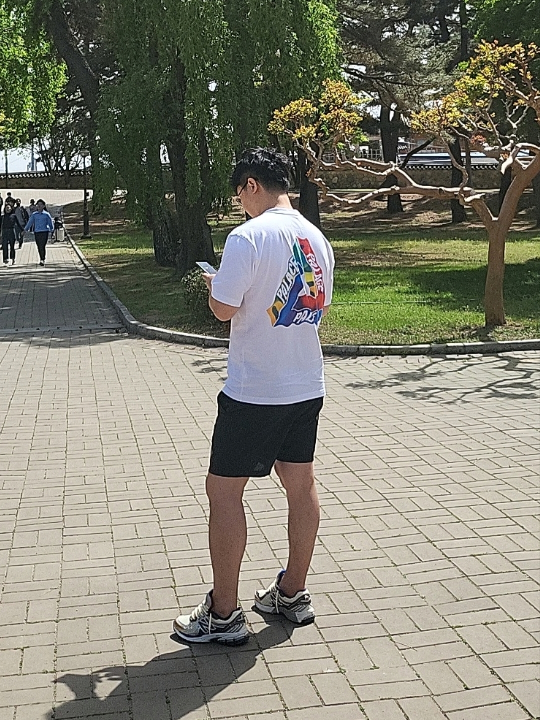 New Balance x Aime Leon Dore 860v2 Blue, Palace Tri-Visions T-Shirt White - 22SS 착용 스타일