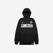 Jordan x Paris Saint-Germain Wordmark Fleece Pullover Hoodie Black - US/EU