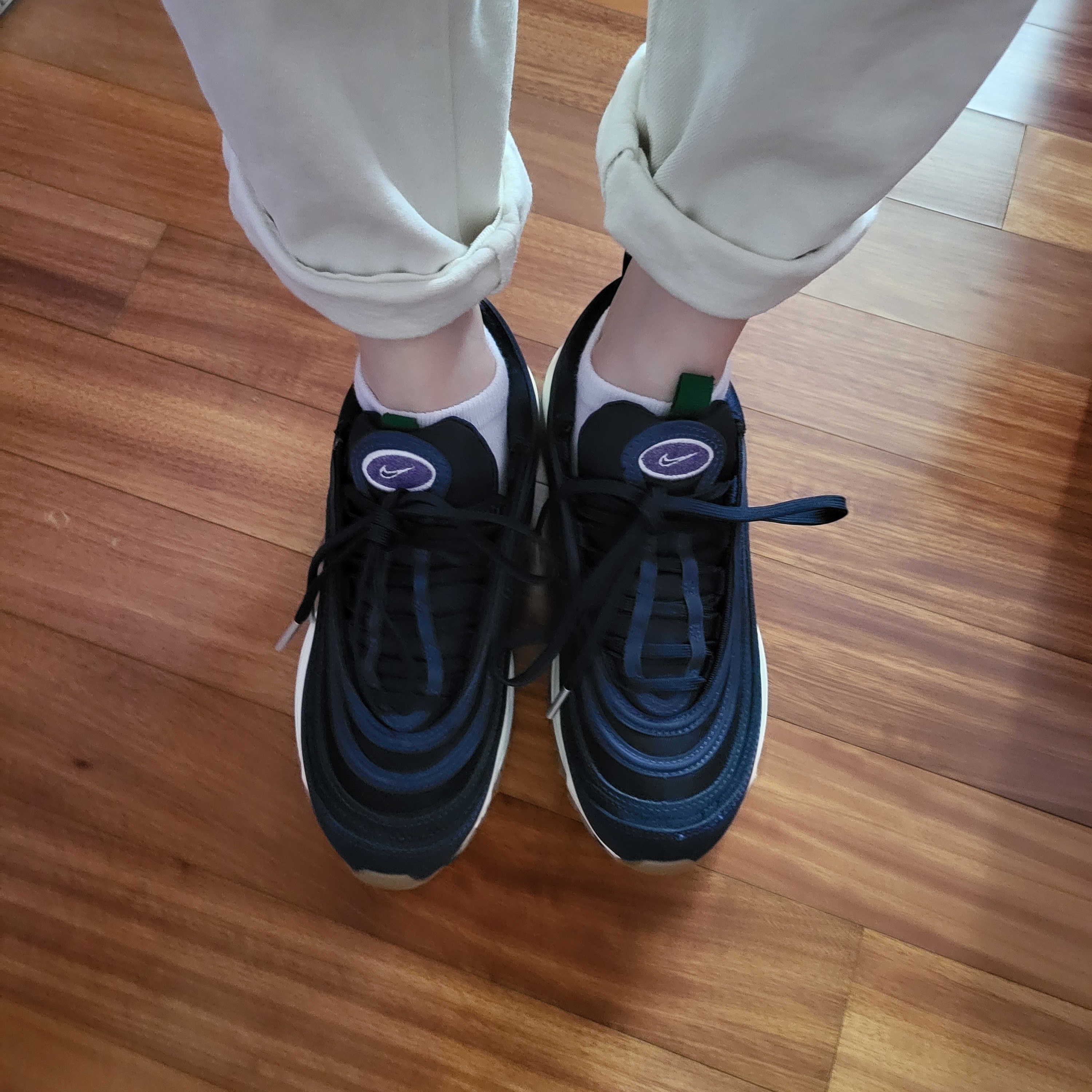 (W) Nike Air Max 97 QS Gorge Green 착용 스타일