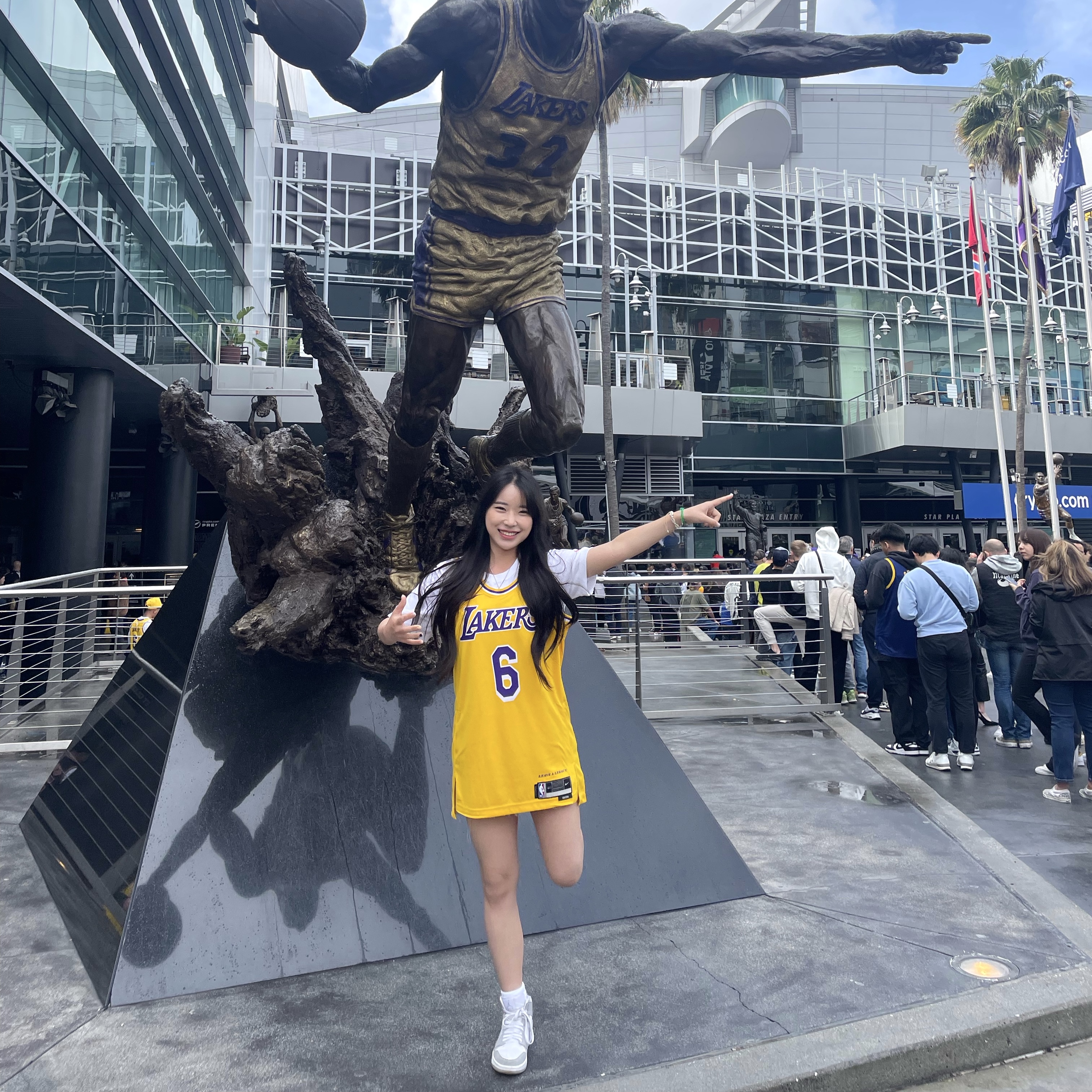 Nike Kobe Bryant LA Lakers Icon Edition Jersey 착용 스타일 - 1