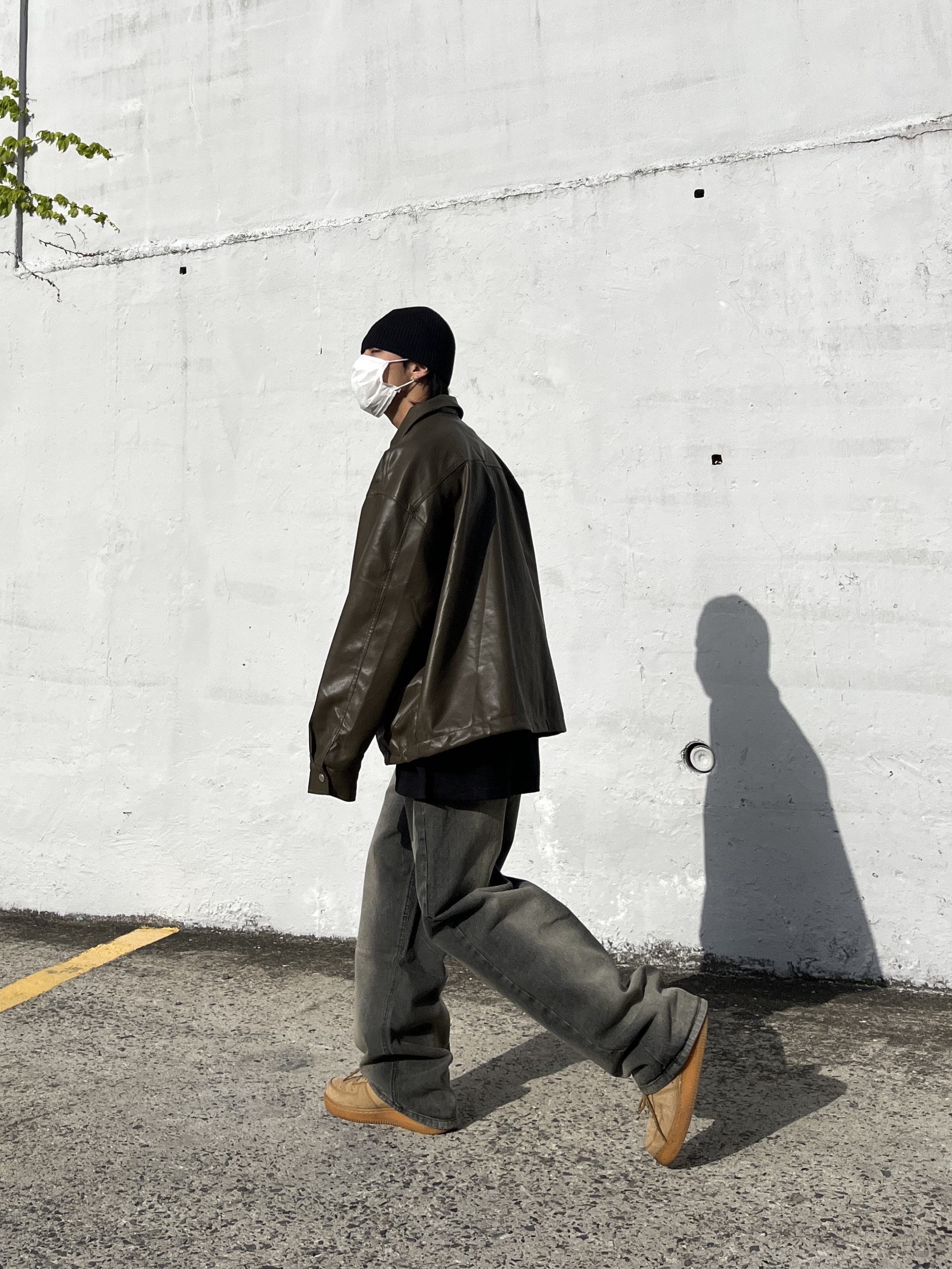 Nike Air Force 1 '07 WB Flax 착용 스타일 - 2