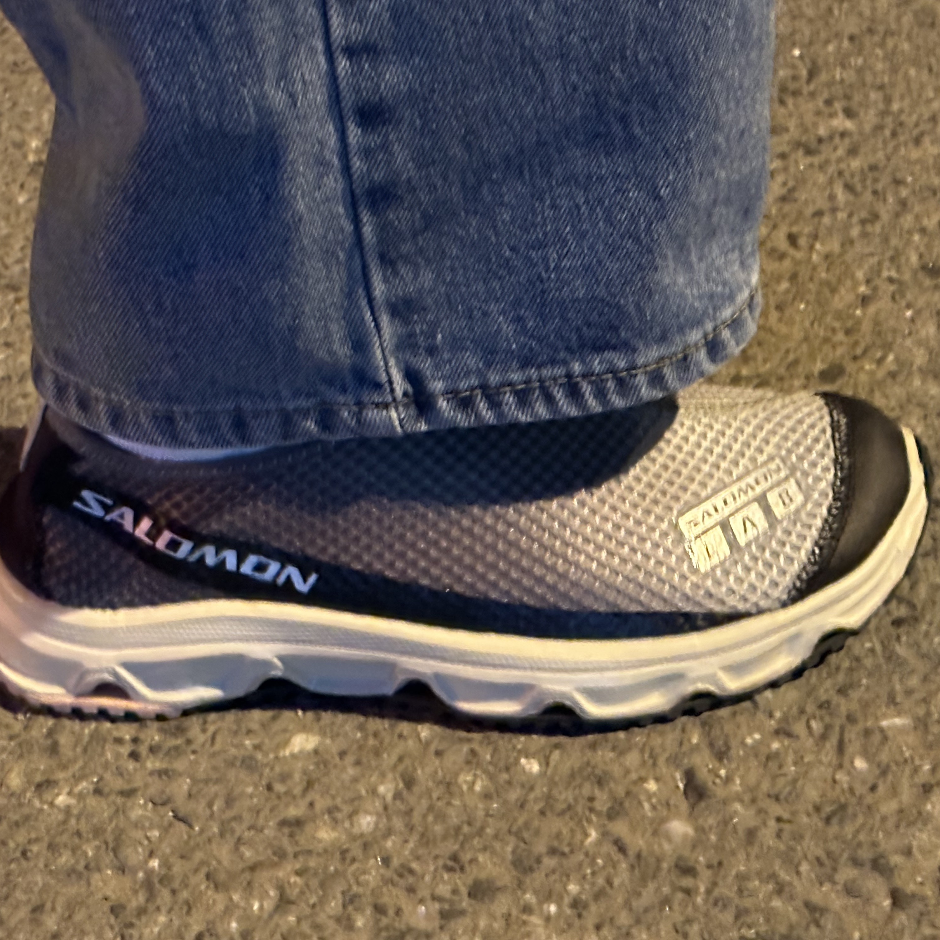 Salomon RX Moc 3.0 Pewter Desert 착용 스타일 - 1