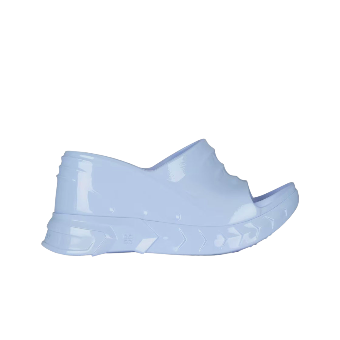 (W) 지방시 마쉬멜로우 웨지 러버 샌들 클라우드 블루((W) Givenchy Marshmallow Wedge Rubber Sandals Cloud Blue) - 1