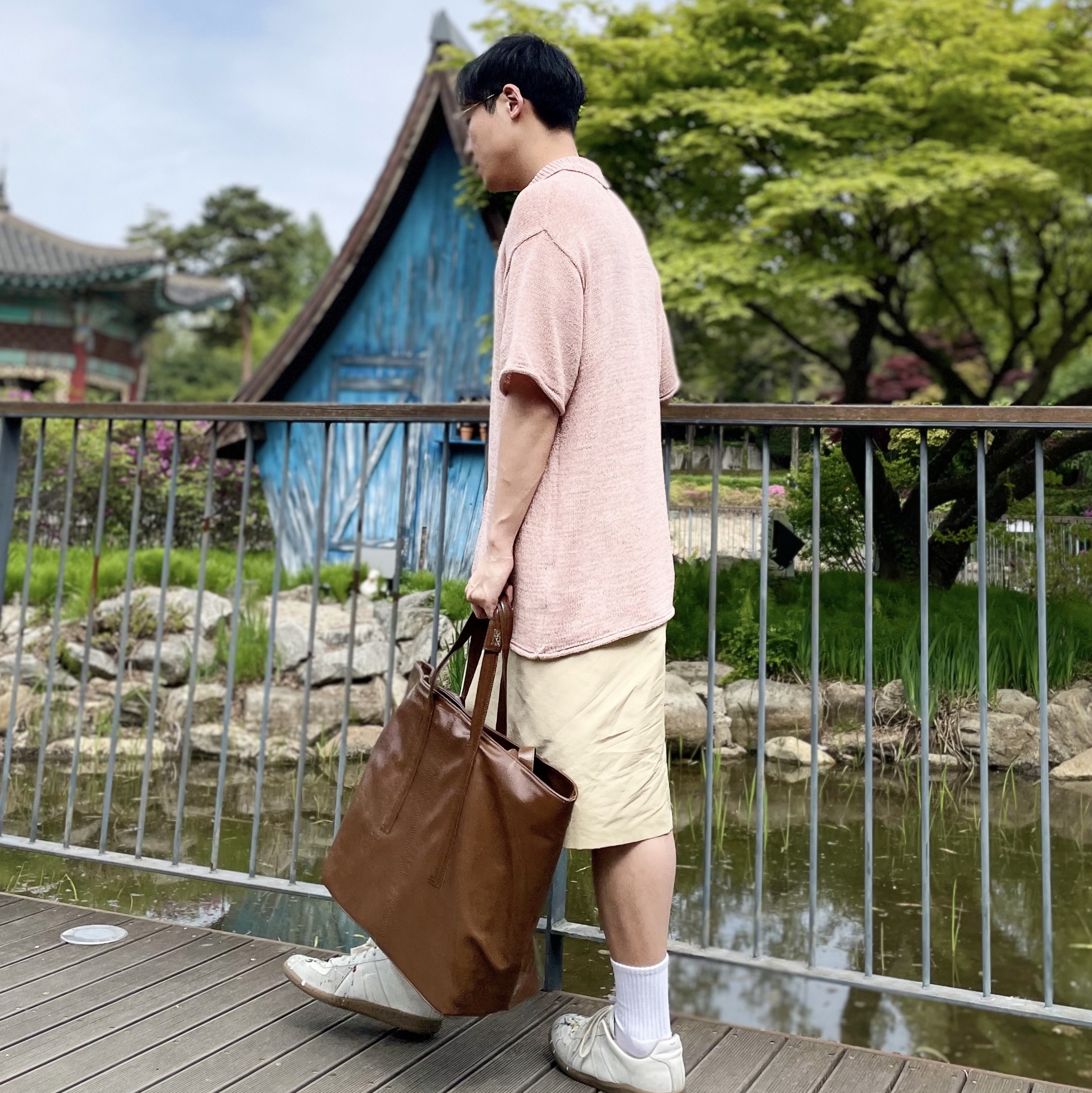 Maison Margiela Replica Paint Drop Sneakers 착용 스타일 - 3