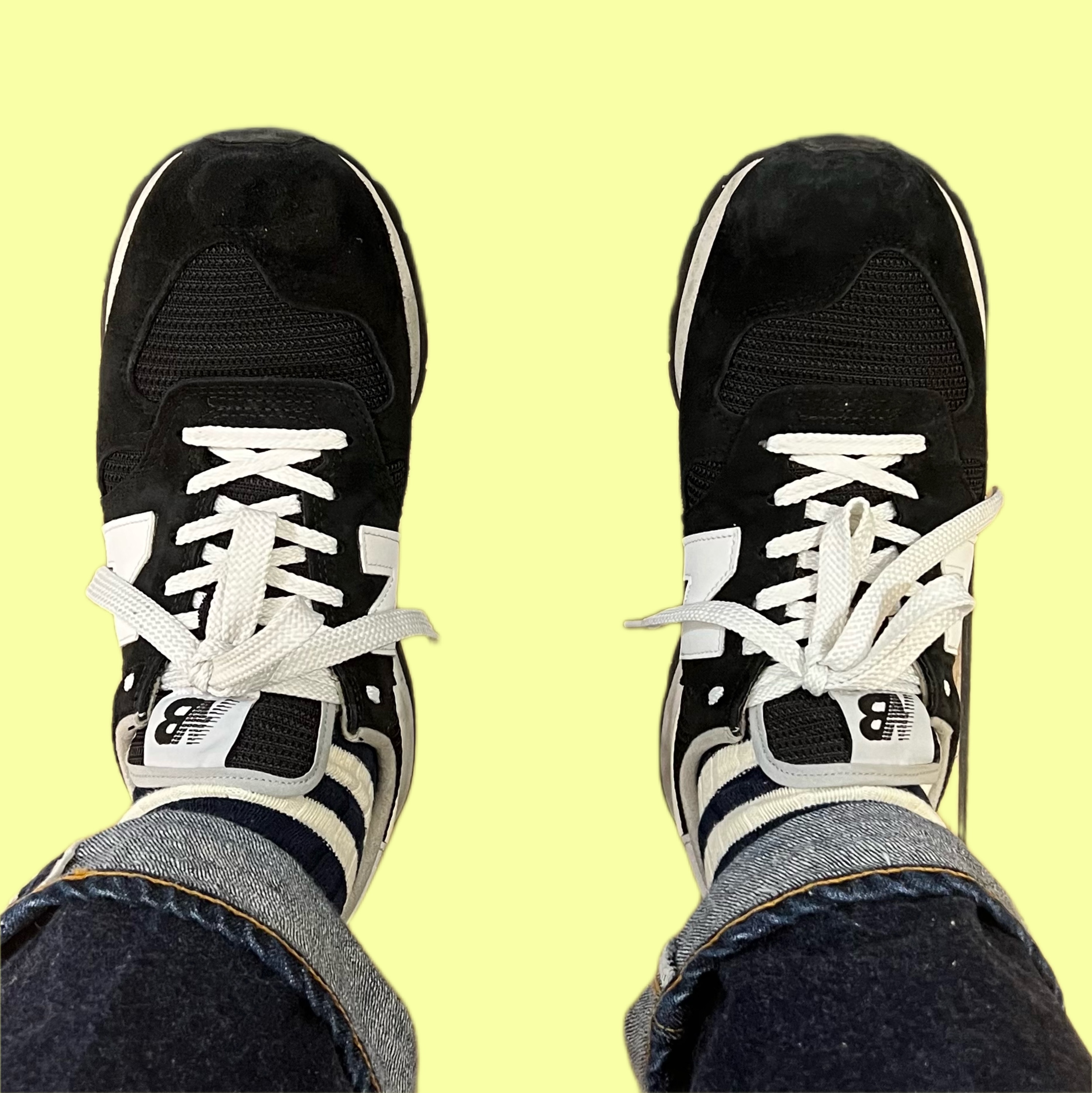 New Balance 990v1 Made in USA Black 착용 스타일