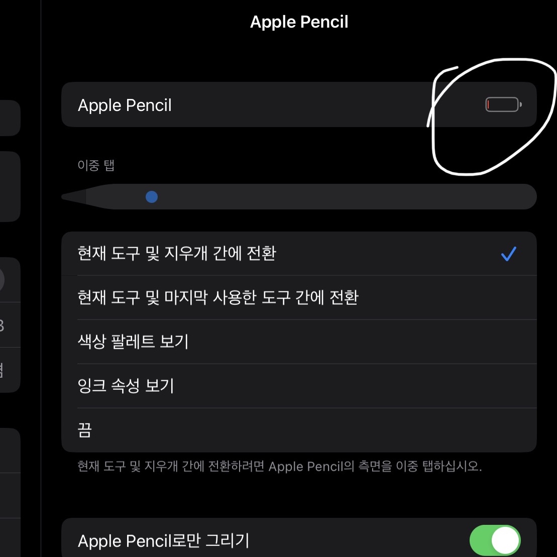 Apple Pencil 2nd Gen 착용 스타일