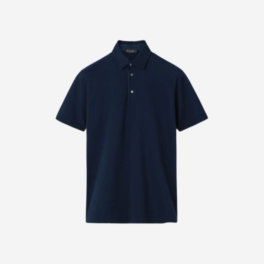 Loro Piana Cotton Polo Shirt Eclipse Dyed 상세 이미지 1