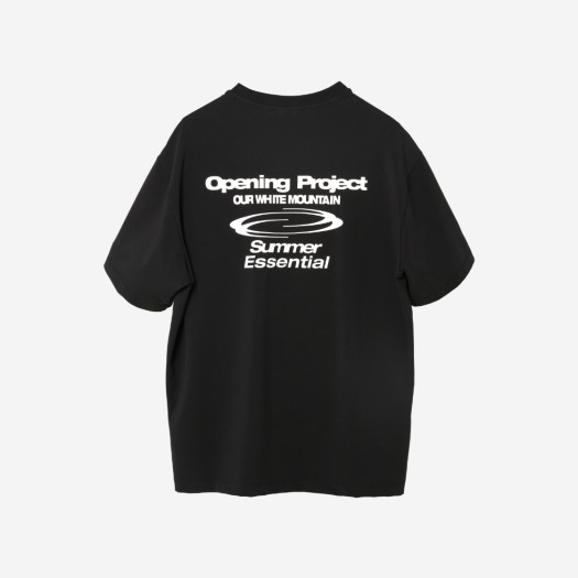 오프닝프로젝트 에센셜 티셔츠 블랙