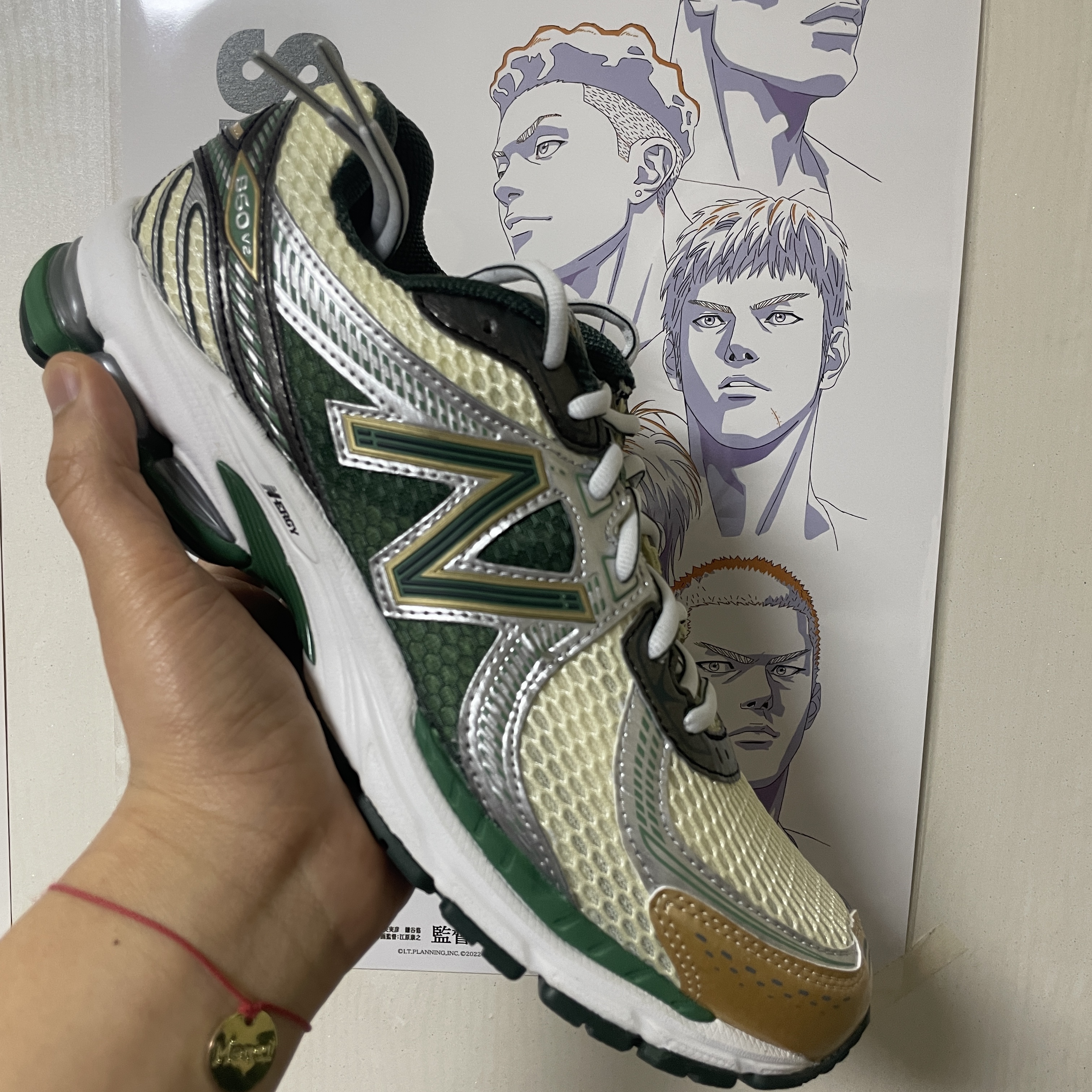 New Balance x Aime Leon Dore 860v2 Green 착용 스타일
