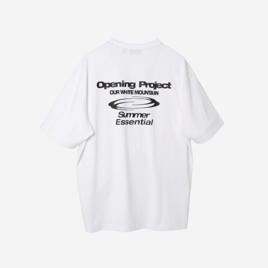 오프닝프로젝트 에센셜 티셔츠 화이트