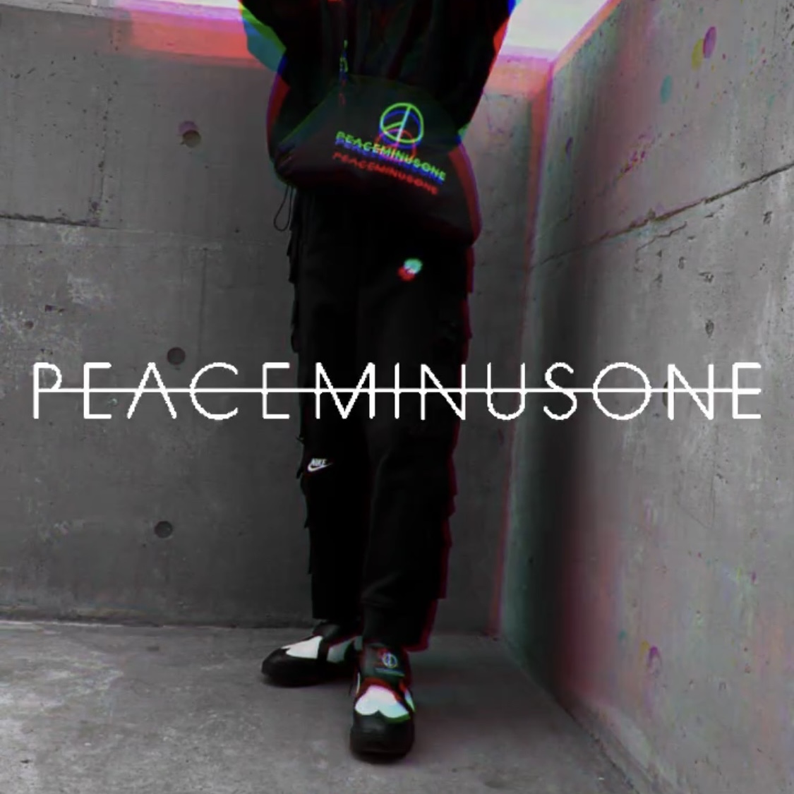 Nike x Peaceminusone Kwondo1 Black and White, Nike x Peaceminusone Wide Pants Black (DR0096-010) 착용 스타일