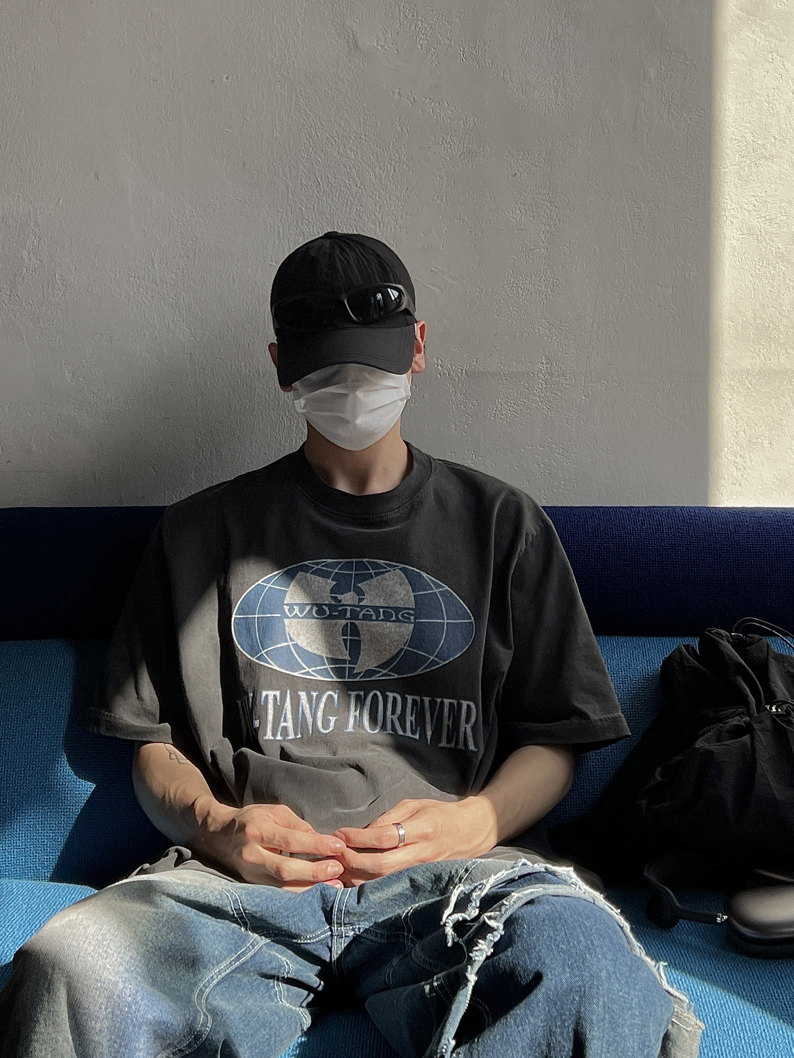 Adidas Superstar 82 Black White 착용 스타일 - 5