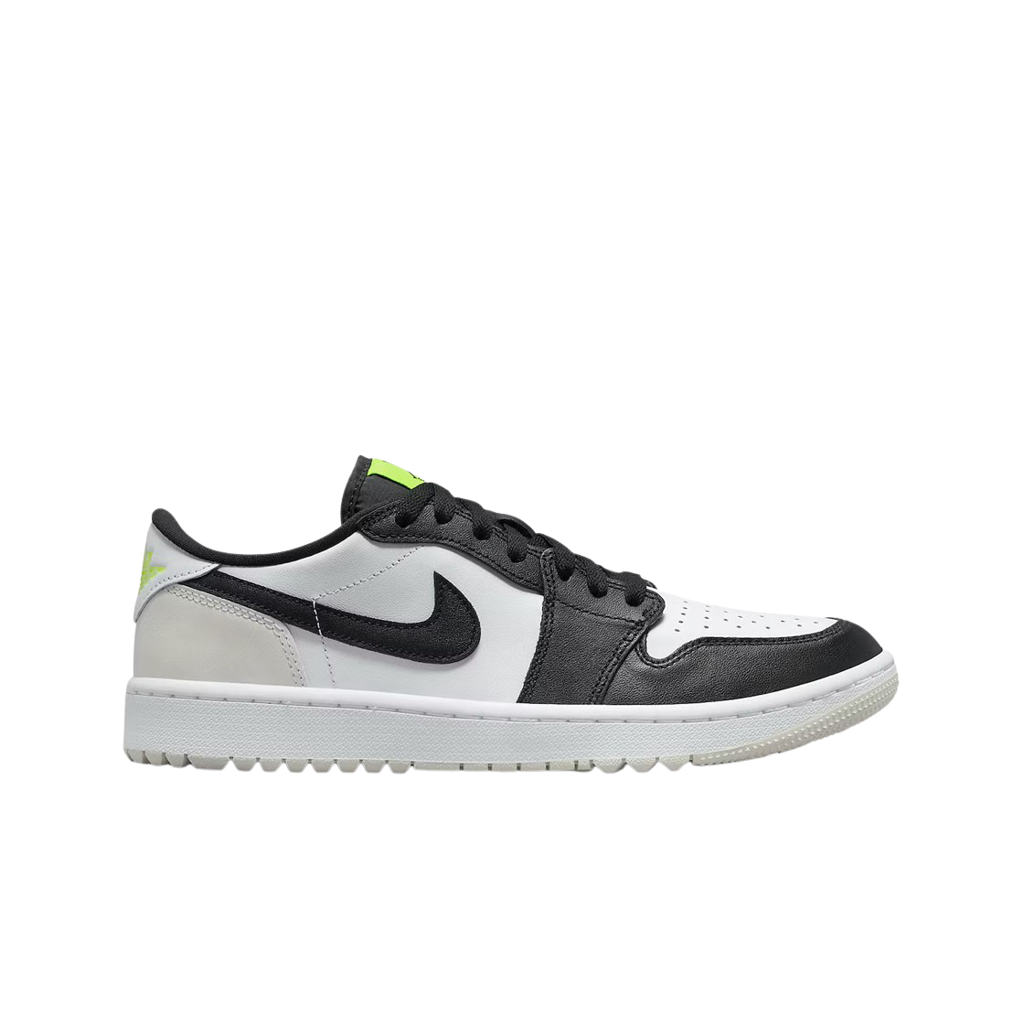 조던 1 로우 골프 블랙 화이트 앤 볼트(Jordan 1 Low Golf Black White and Volt)