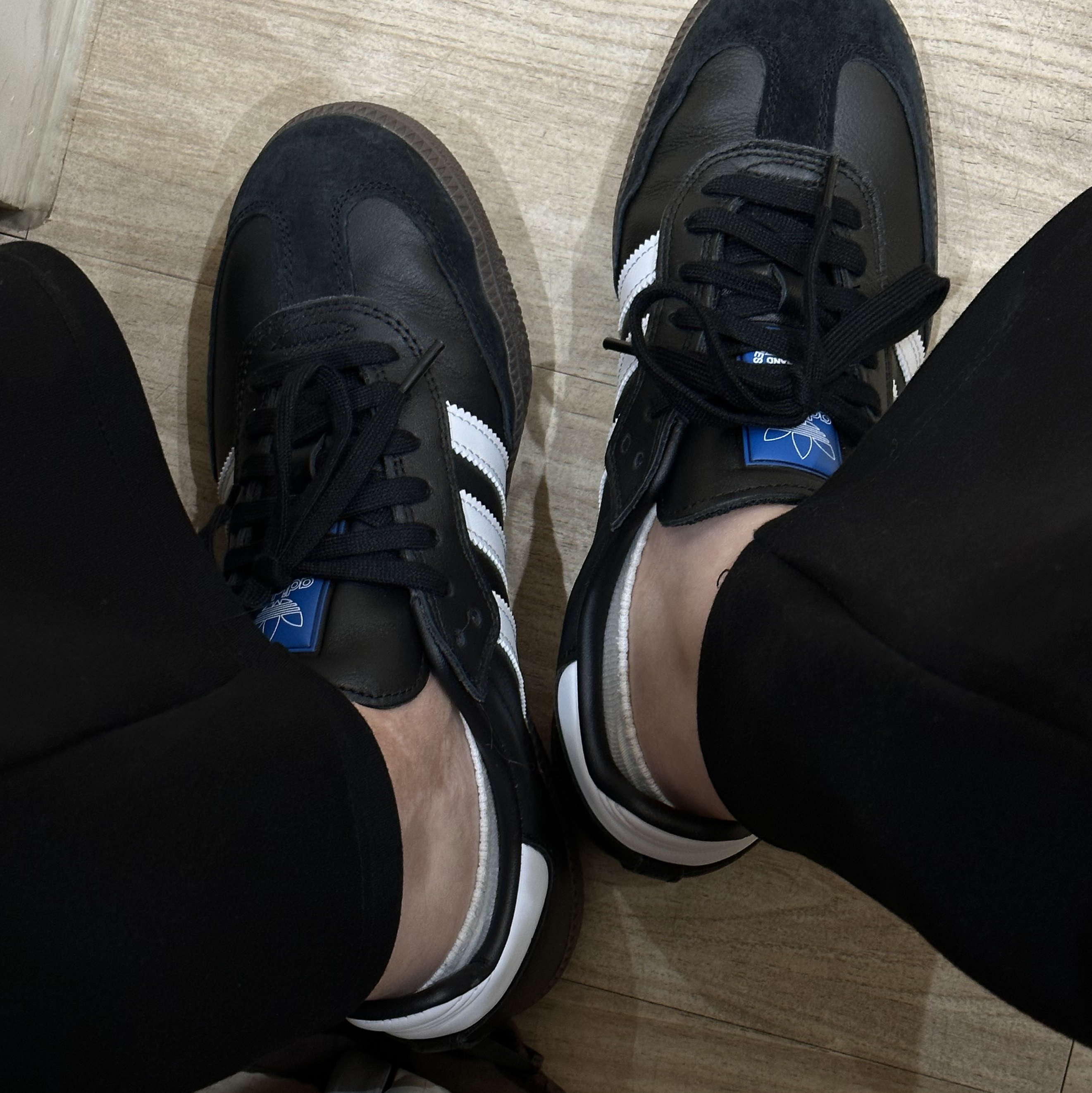 Adidas Samba ADV Black 착용 스타일