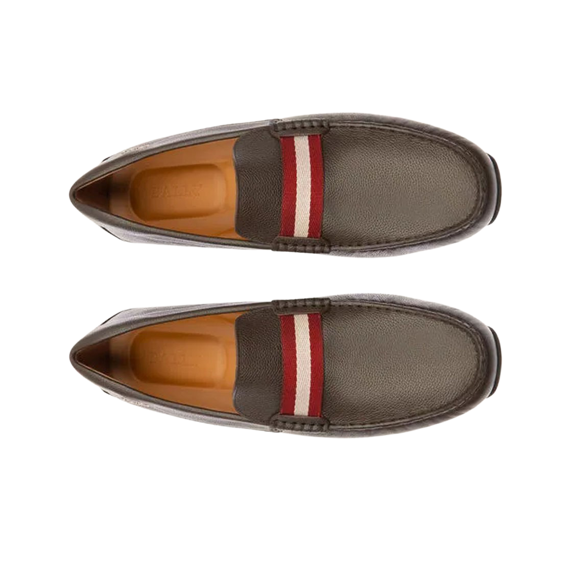 발리 피어스 레더 드라이버 슈즈 브라운(Bally Pearce Leather Drivers Brown) - 2