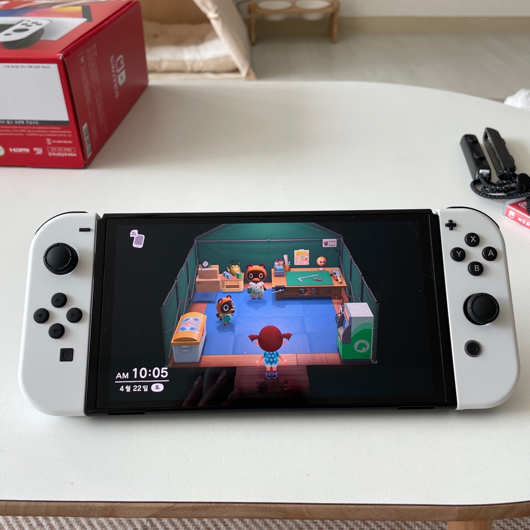 Nintendo Switch OLED White (Korean Ver.) 착용 스타일
