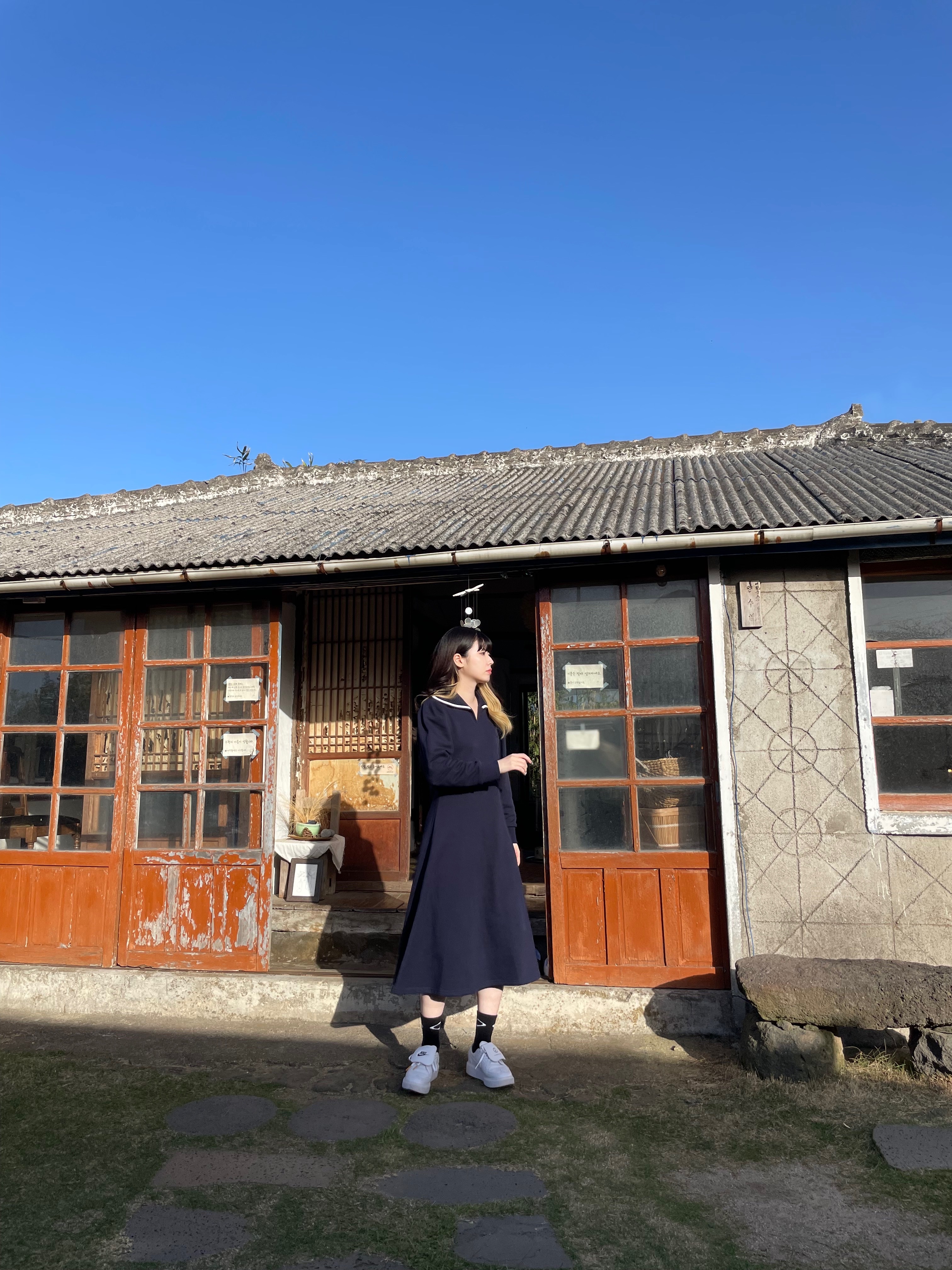 나이키 x 피스마이너스원 퀀도1 화이트 착용 스타일 - 3