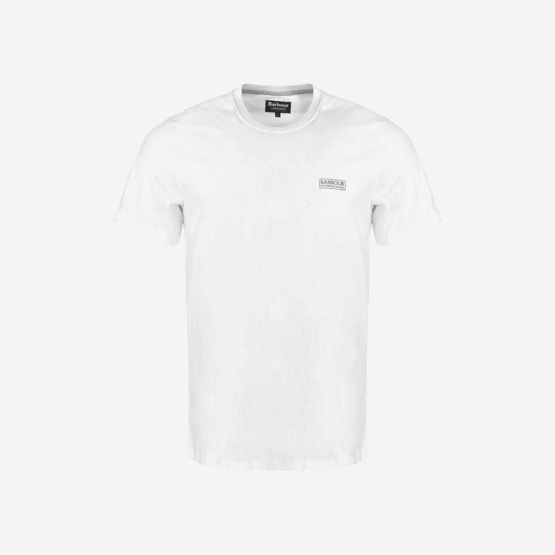 Barbour International Small Logo T-Shirt White 상세 이미지 1