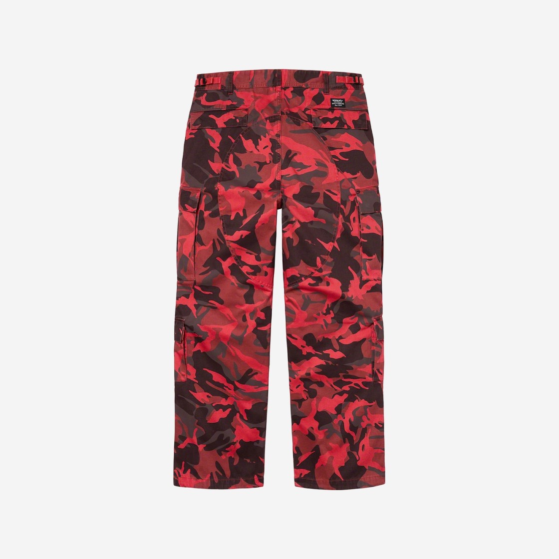 Supreme Cargo Pants Red Camo - 23SS 상세 이미지 4