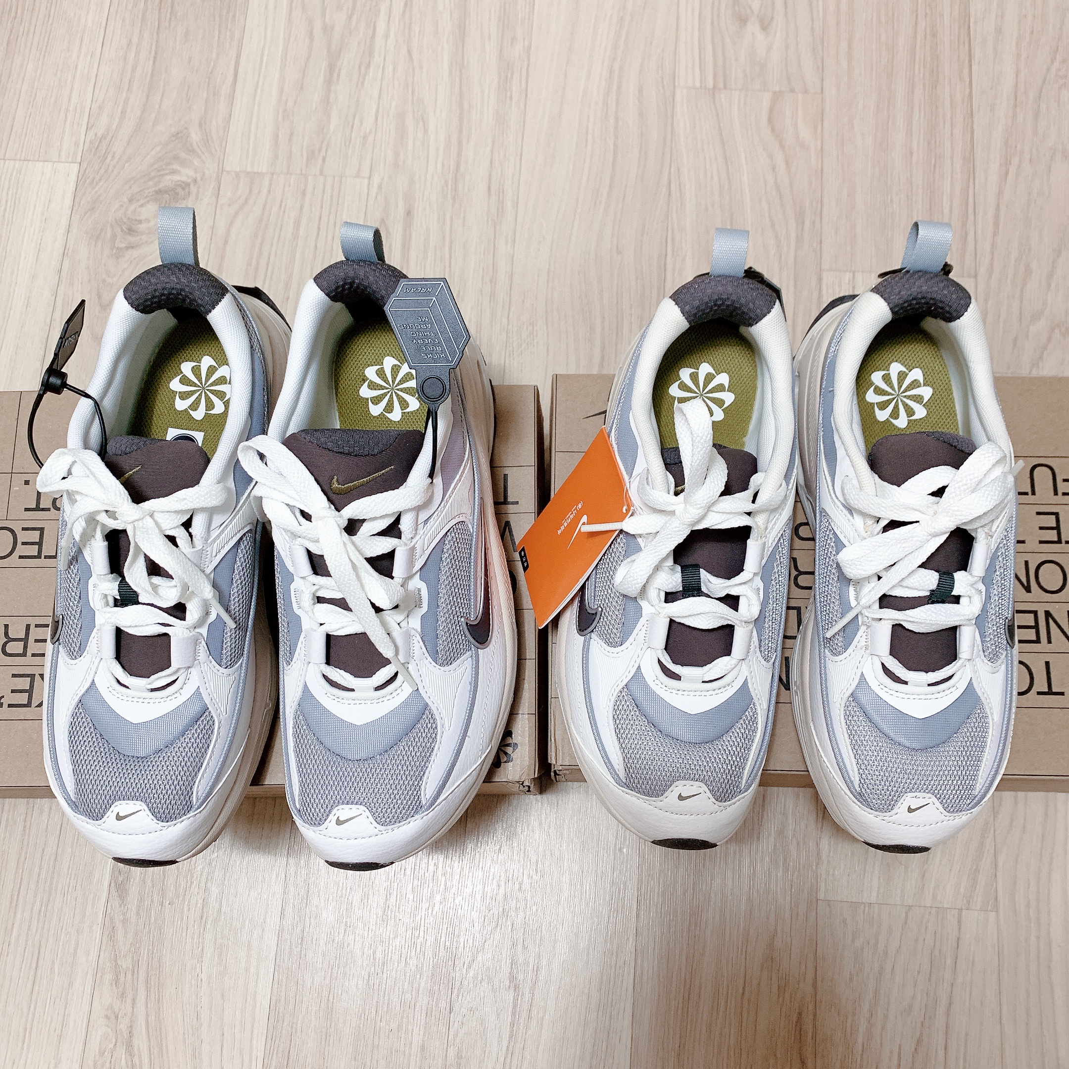 (W) Nike Air Max Bliss Next Nature Wolf Grey 착용 스타일