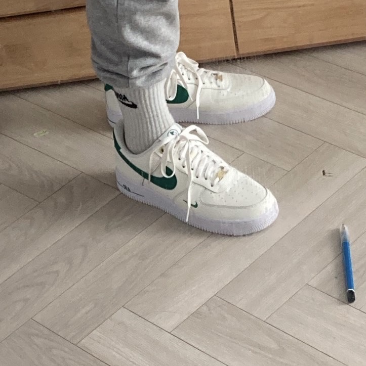 Nike Air Force 1 '07 LV8 40th Anniversary Join Forces Sail Malachite 착용 스타일