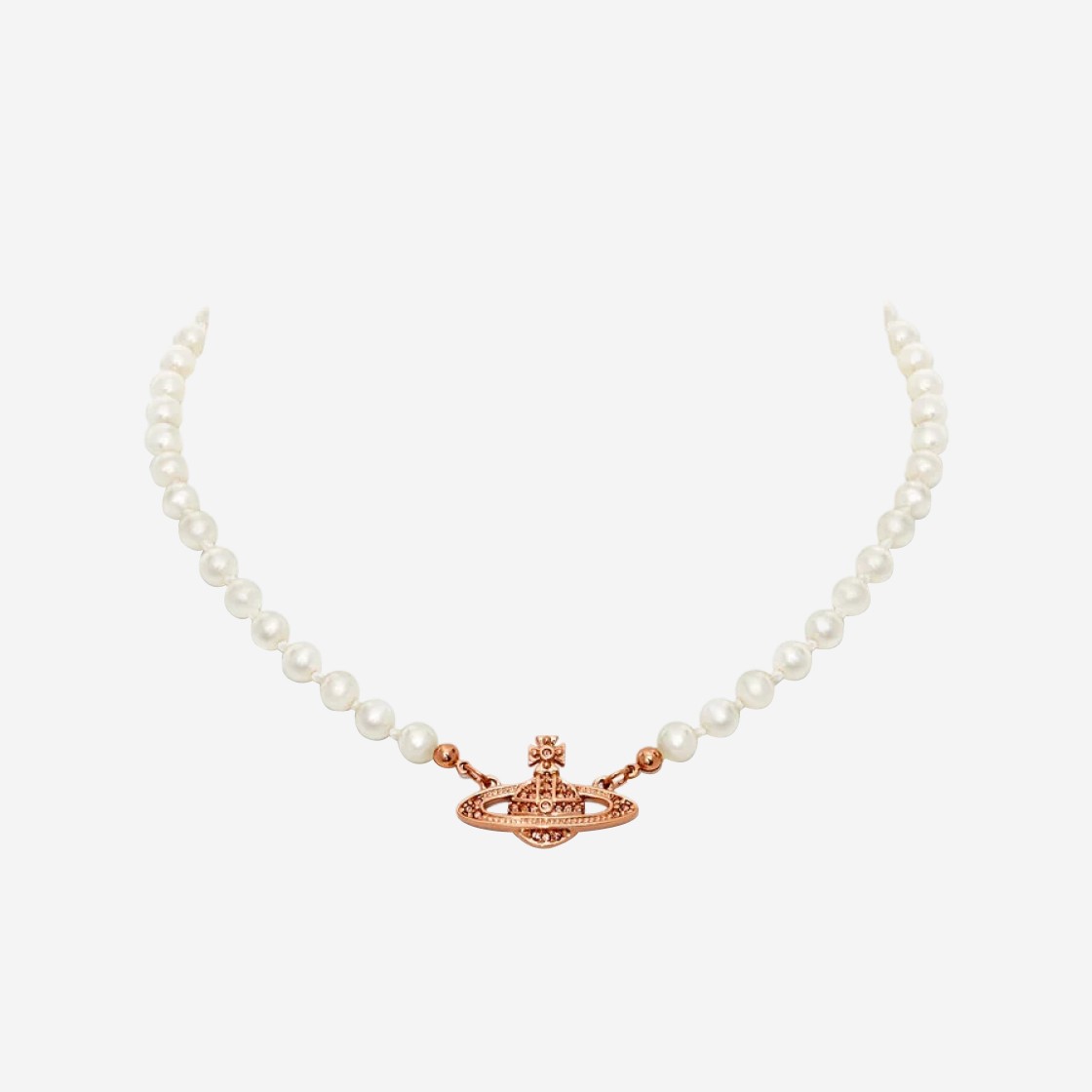 Vivienne Westwood Mini Bas Relief Choker Pink Gold 상세 이미지 1