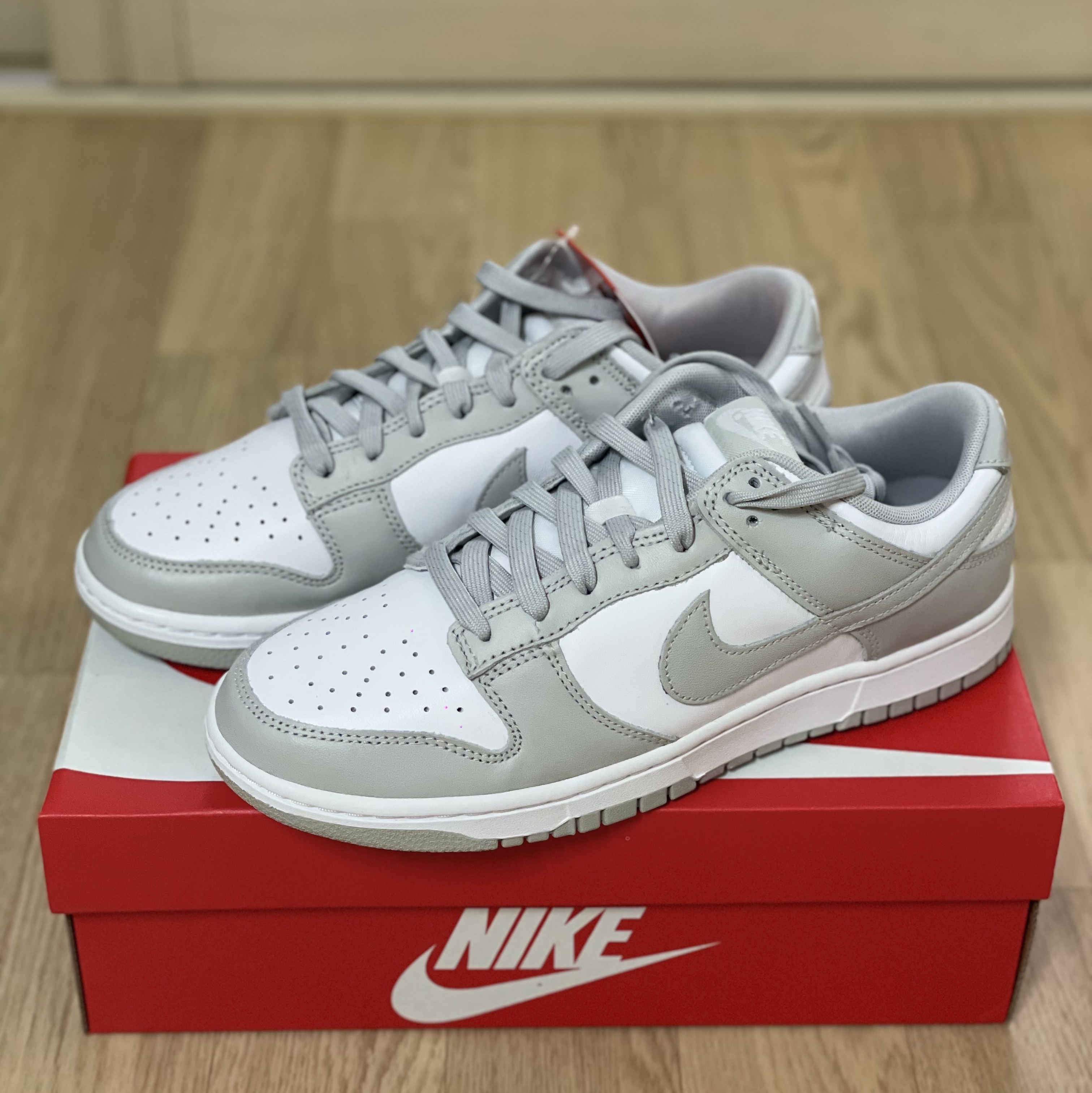 Nike Dunk Low Retro Grey Fog 착용 스타일 - 2