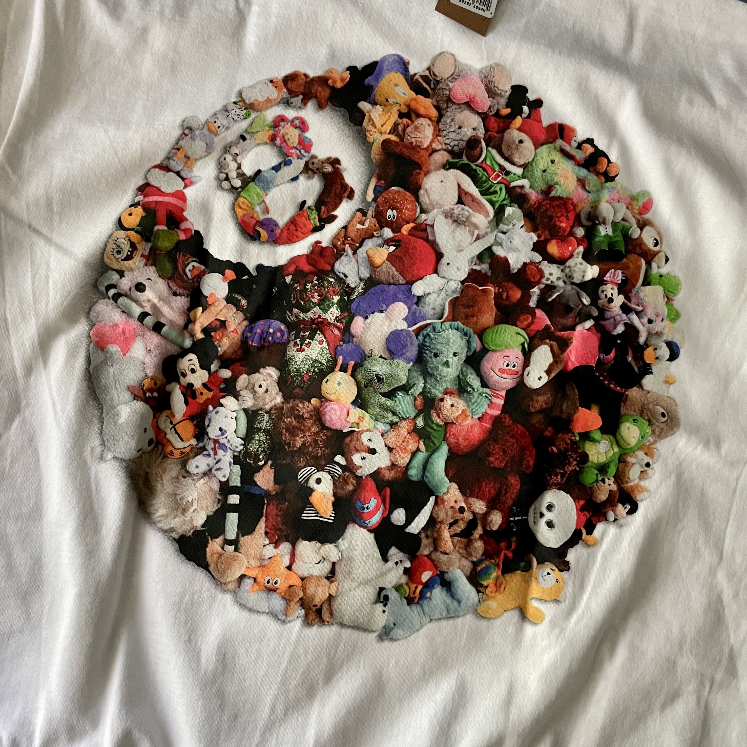 Stussy Plush T-Shirt White 착용 스타일 - 2