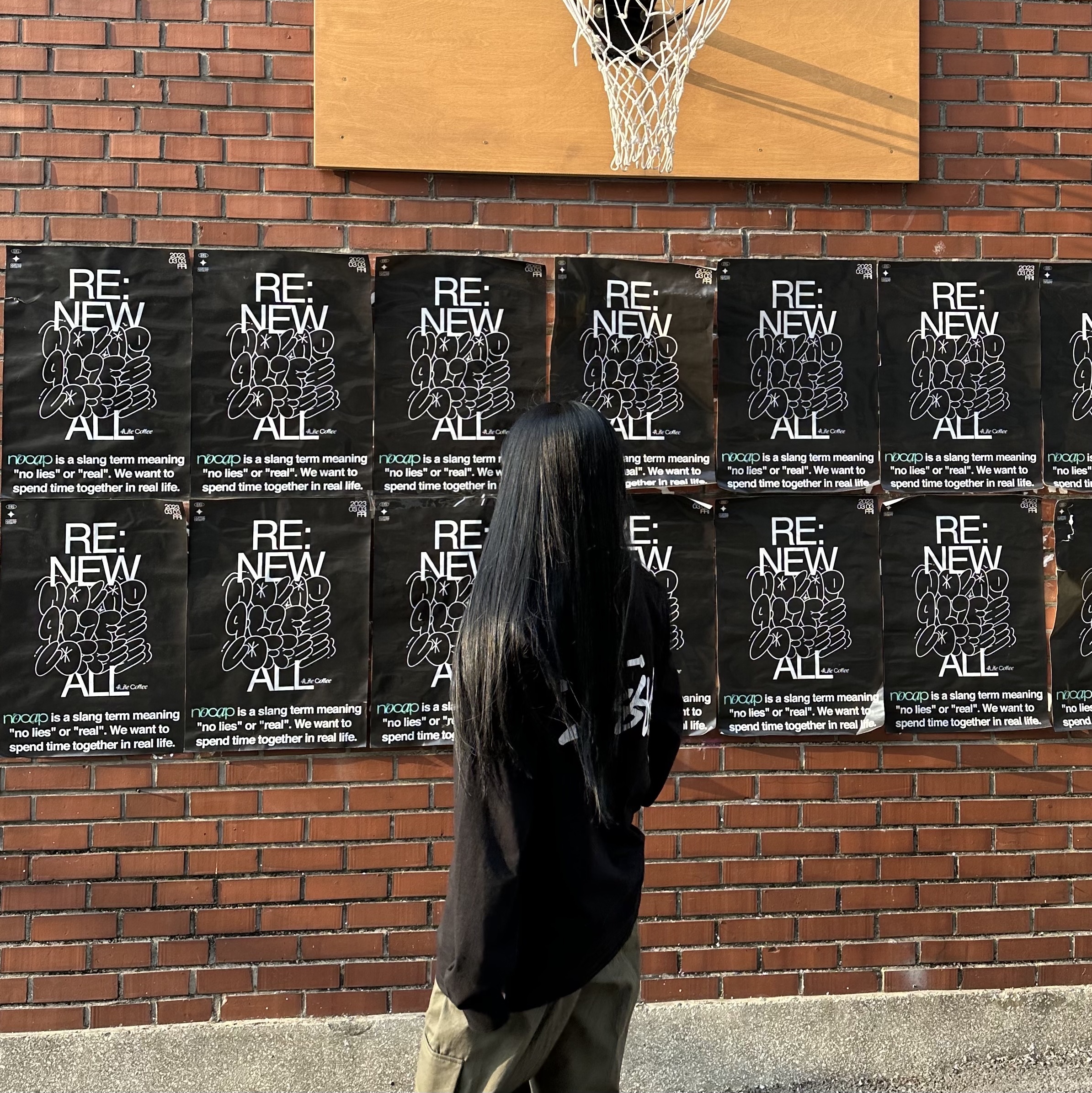 Stussy Basic Stussy LS T-Shirt Black 2022 착용 스타일