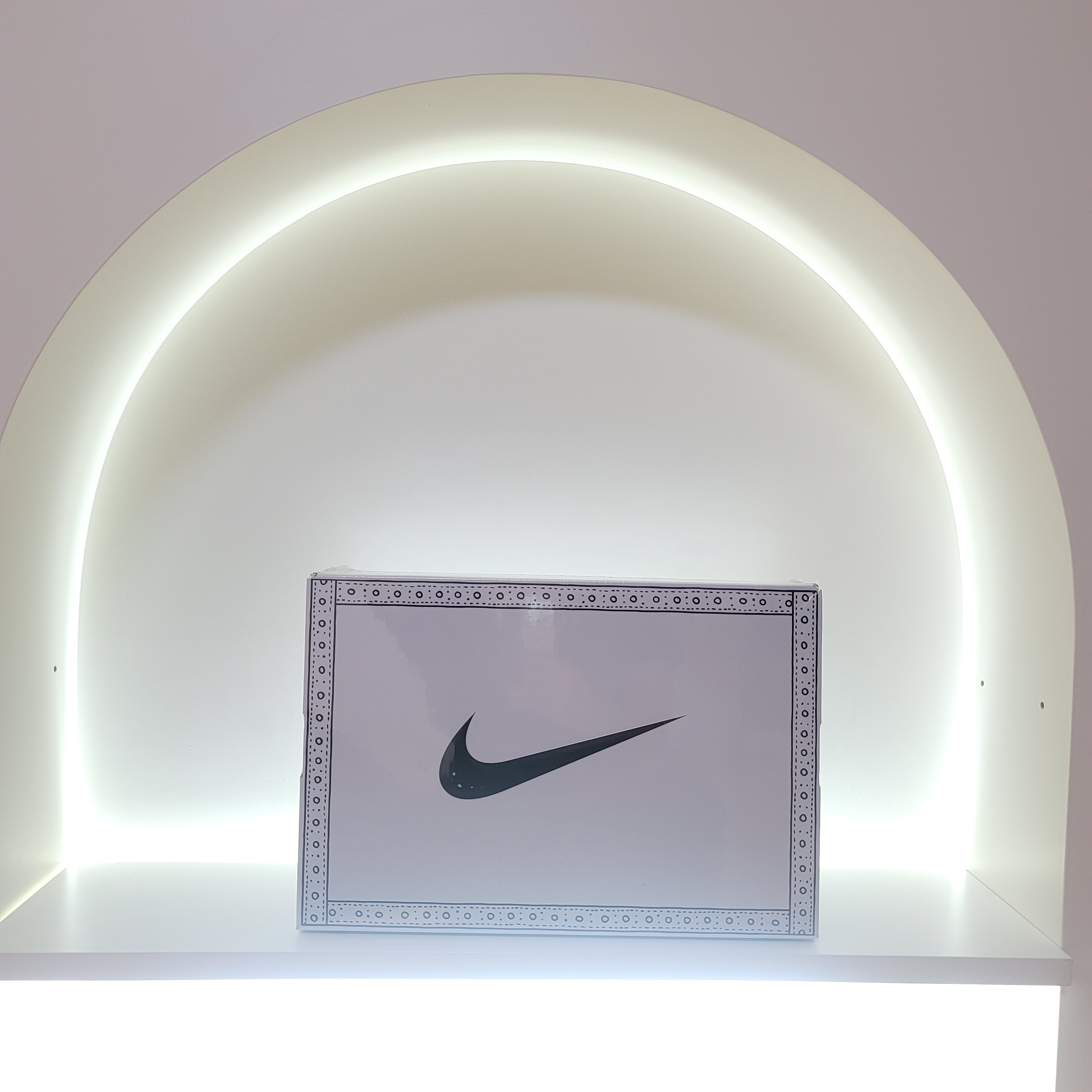 Nike x Peaceminusone Kwondo1 Black and White 착용 스타일 - 2