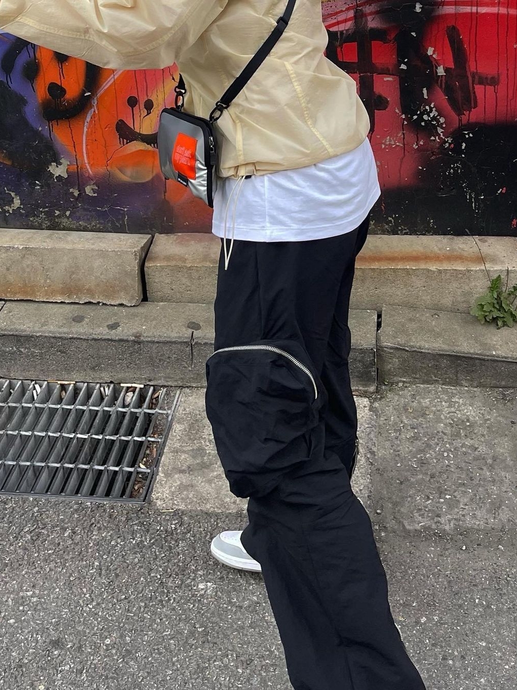Art Of Field Back Printed Packable Jacket Light Yellow, Nike Dunk Low Retro Grey Fog 착용 스타일 - 2