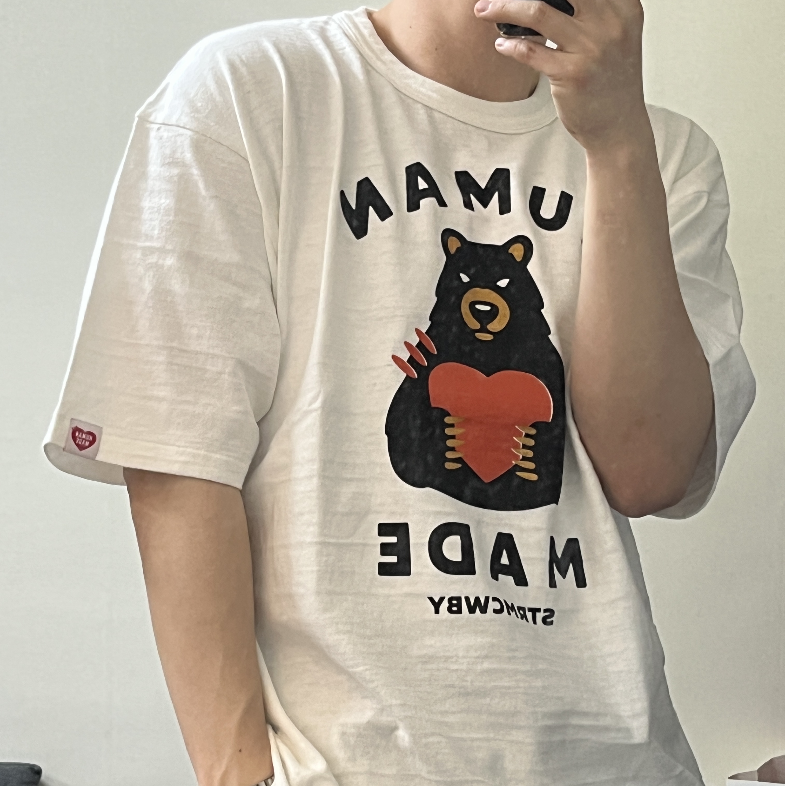 Human Made Graphic T-Shirt #13 White 착용 스타일 - 1