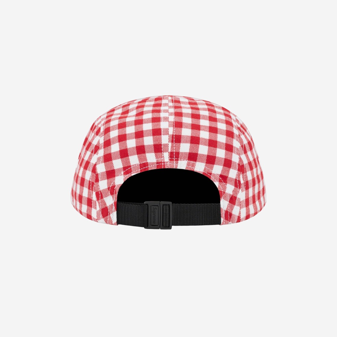 Supreme Gingham Camp Cap Red - 23SS 상세 이미지 2